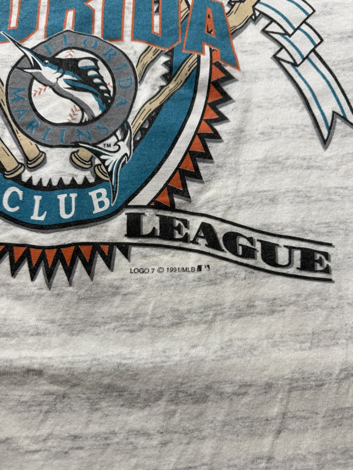 Vintage Florida Marlins Miami 90s Vtg Single Stitch Shirt Baseball Size US M / EU 48-50 / 2 - 9 Thumbnail