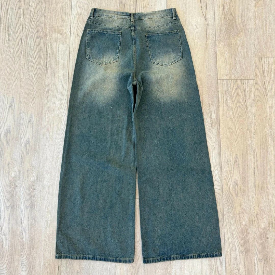 Japanese Brand Green Desert washed denim Size US 30 / EU 46 - 2 Thumbnail