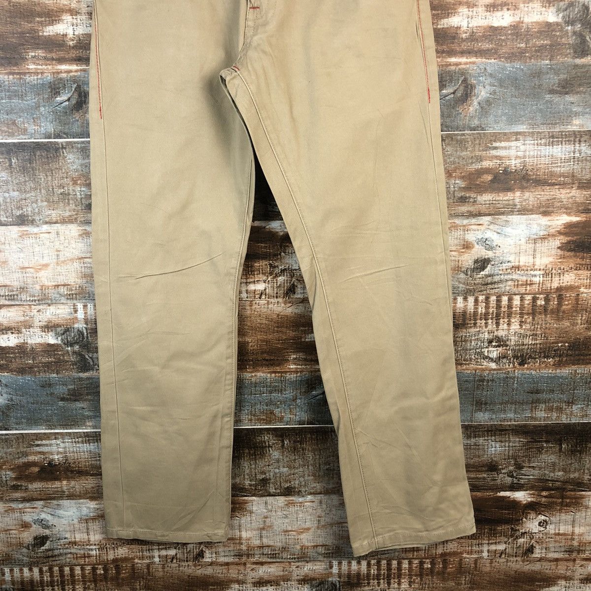 Japanese Brand DL Blue Moon Blue Beige Casual Pants #C741DL Size US 31 - 10 Thumbnail