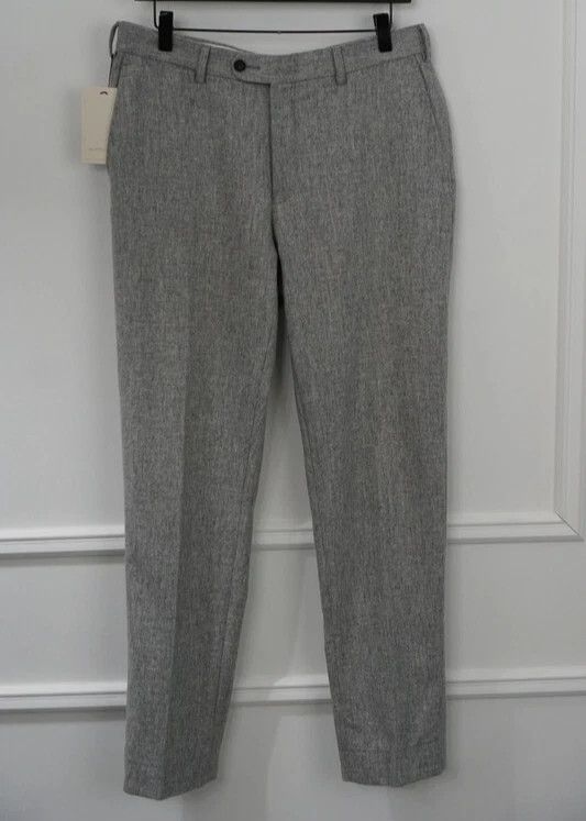 Suitsupply Men Suitsupply Soho Turn - Up Trousers Flannel Wool UK/US40 Size 40R - 1 Thumbnail