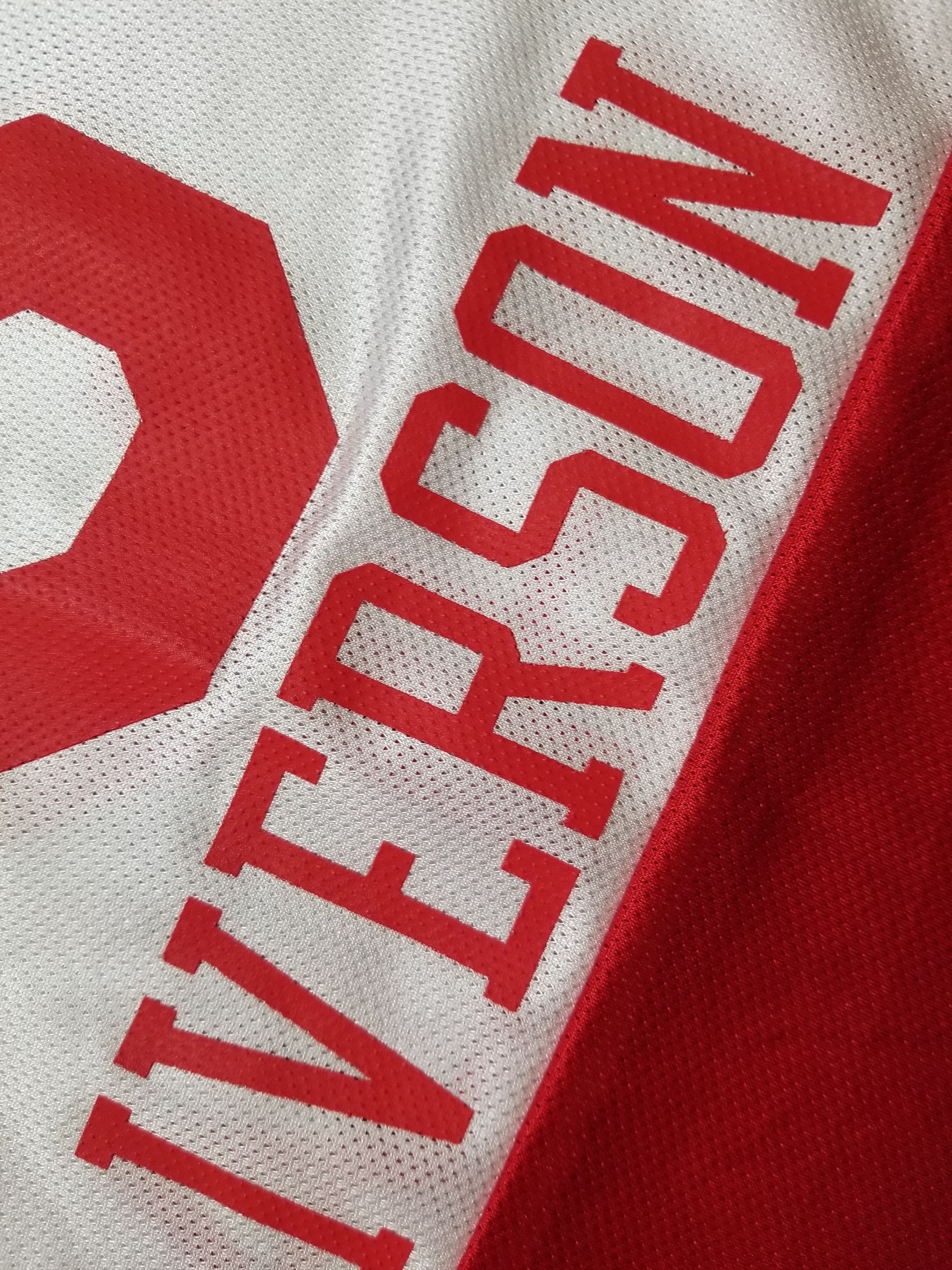 Reebok Allen Iverson Philadelphia 76ers Sixers Jersey 1965-1966 Size US L / EU 52-54 / 3 - 4 Thumbnail