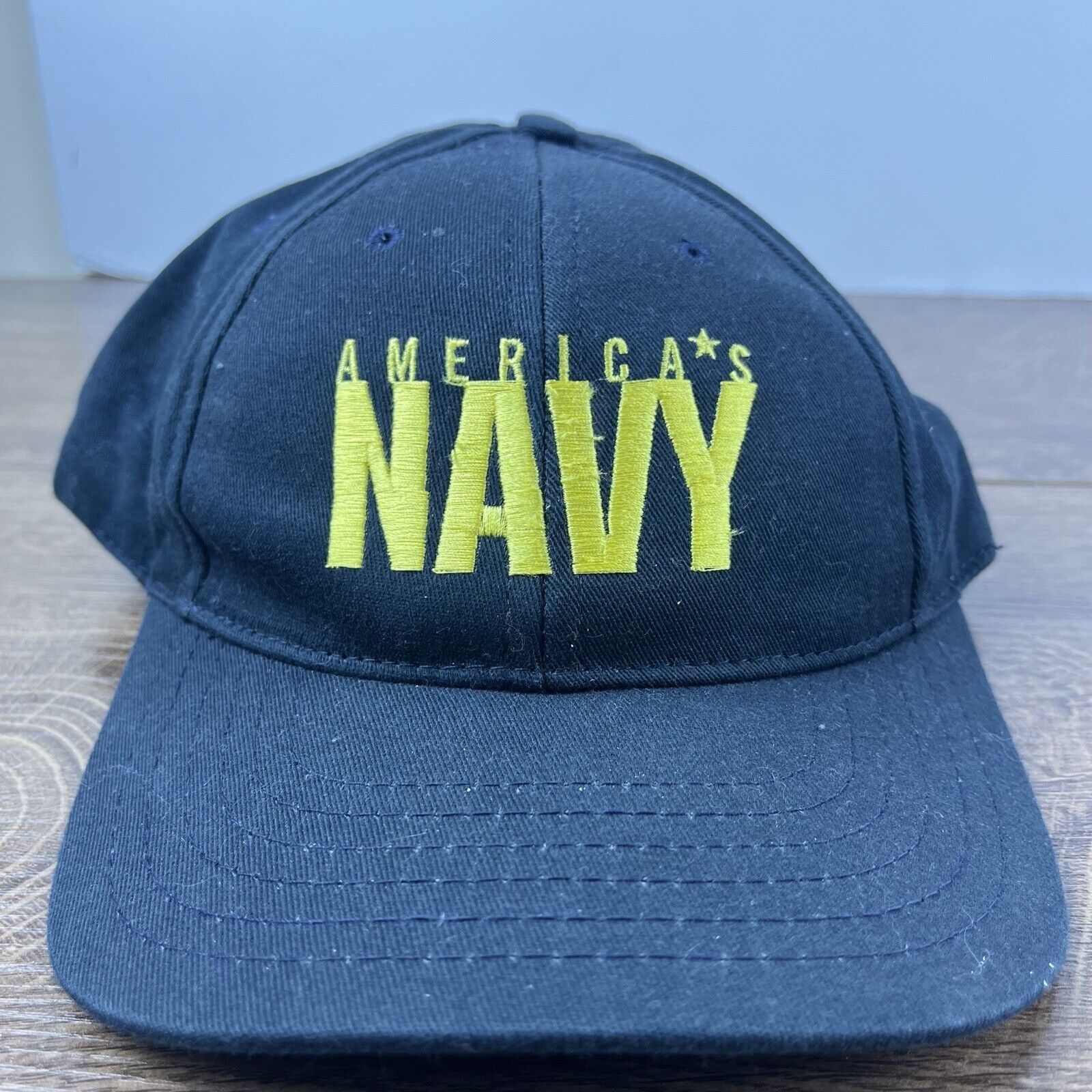 Other America's Navy Hat US Navy Hat Black Cap Hat Adjustable Hat Size ONE SIZE - 1 Thumbnail
