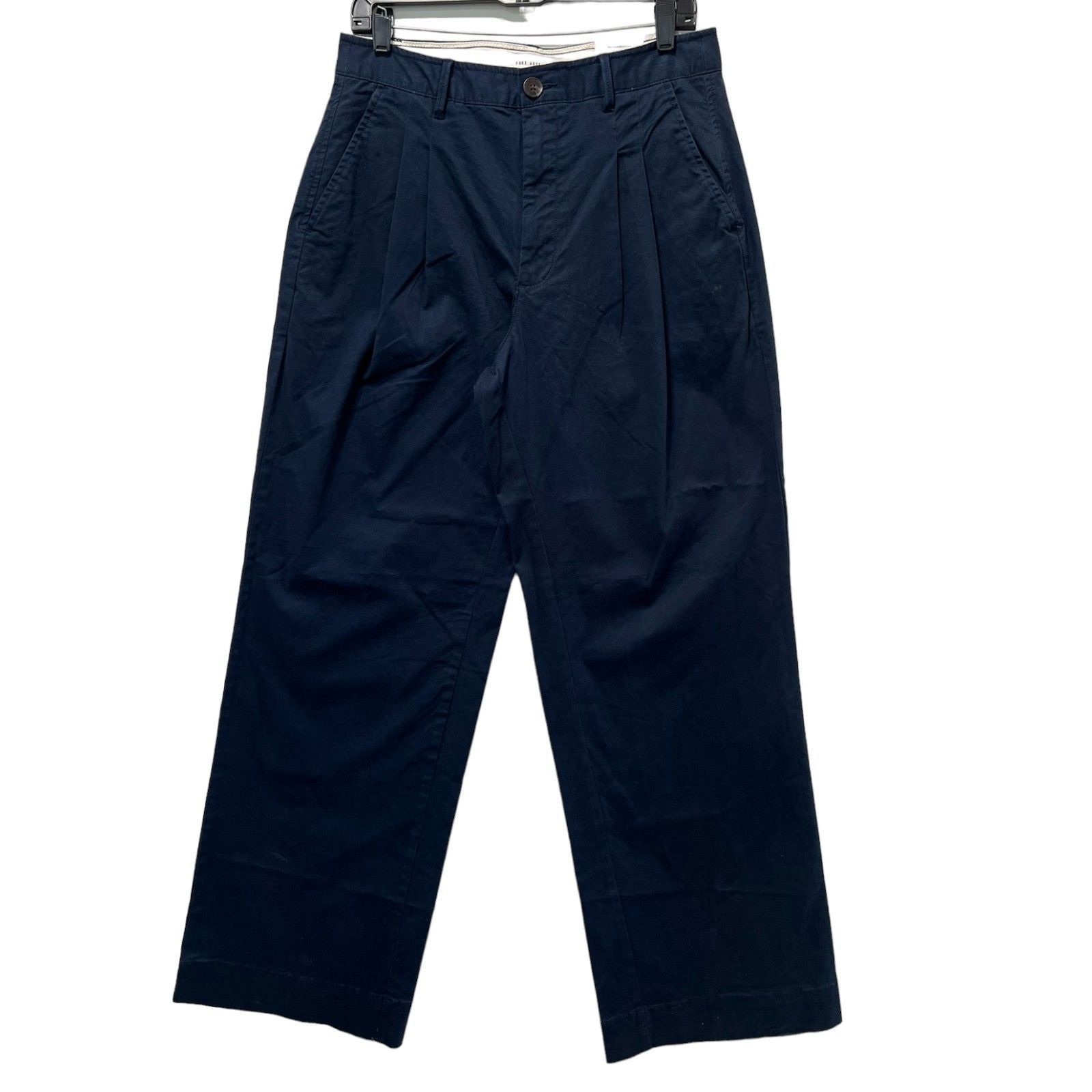 Other Free Assembly - Women's Wide Leg Chino Pants - Blue - 8 Size 30" / US 8 / IT 44 - 3 Thumbnail