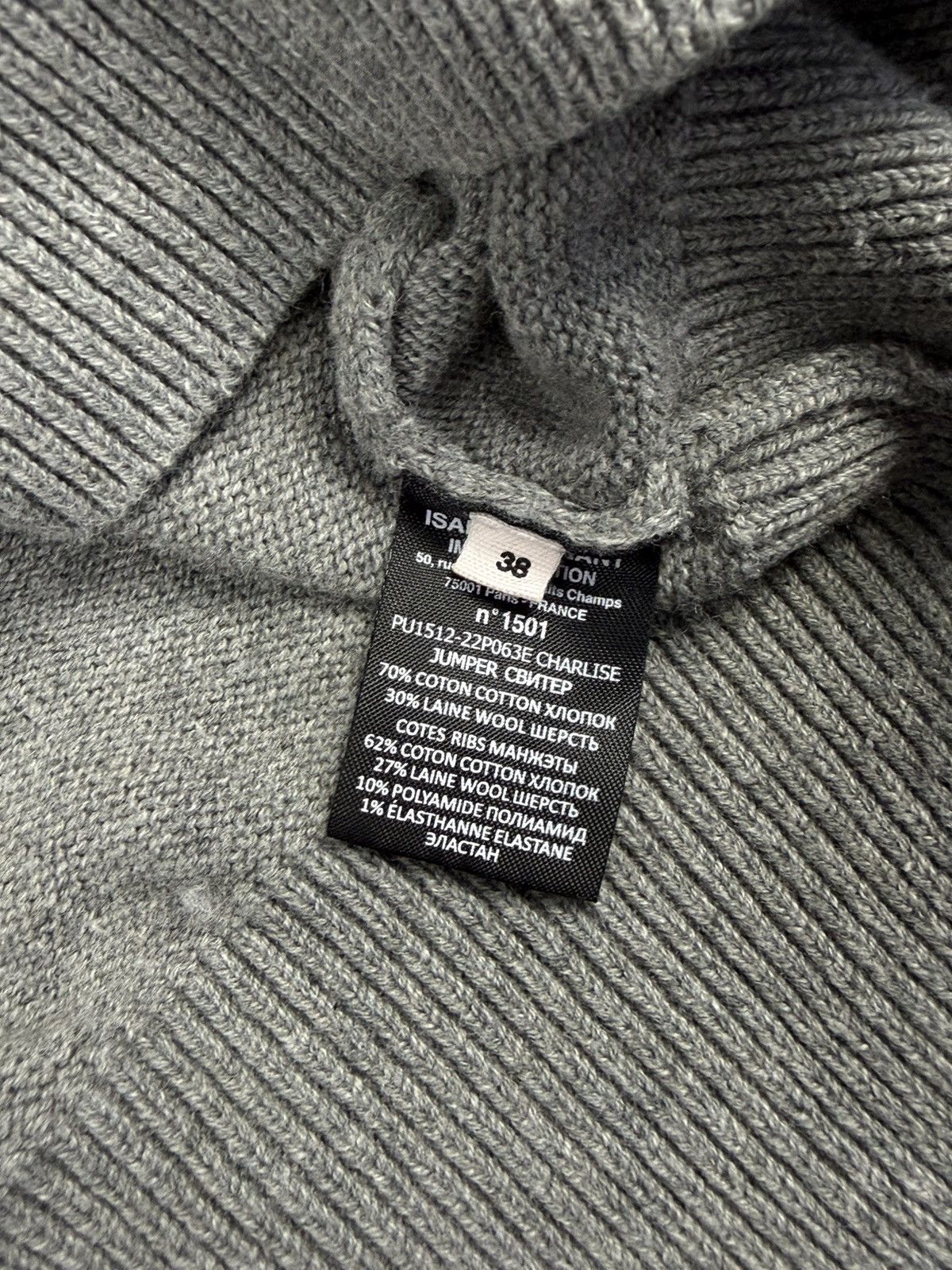 Isabel Marant Etoile Isabel Marant Etoile Wool Blend Knit Sweater Avantgarde Size S / US 4 / IT 40 - 12 Thumbnail