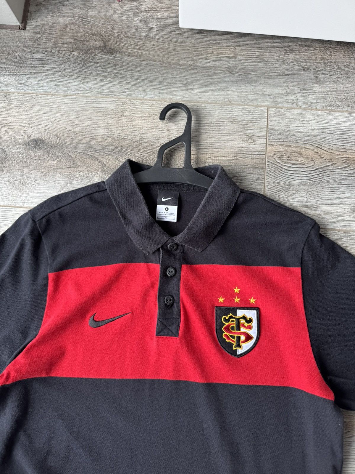 Nike Vintage Nike Stade Toulousain Polo Rugby Size US L / EU 52-54 / 3 - 3 Thumbnail
