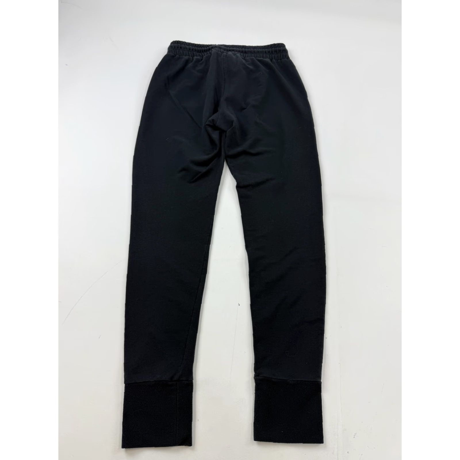 Vintage Free People Sweatpants Womens Small Black Fleece Joggers Elastic Pockets Size 28" / US 6 / IT 42 - 6 Thumbnail