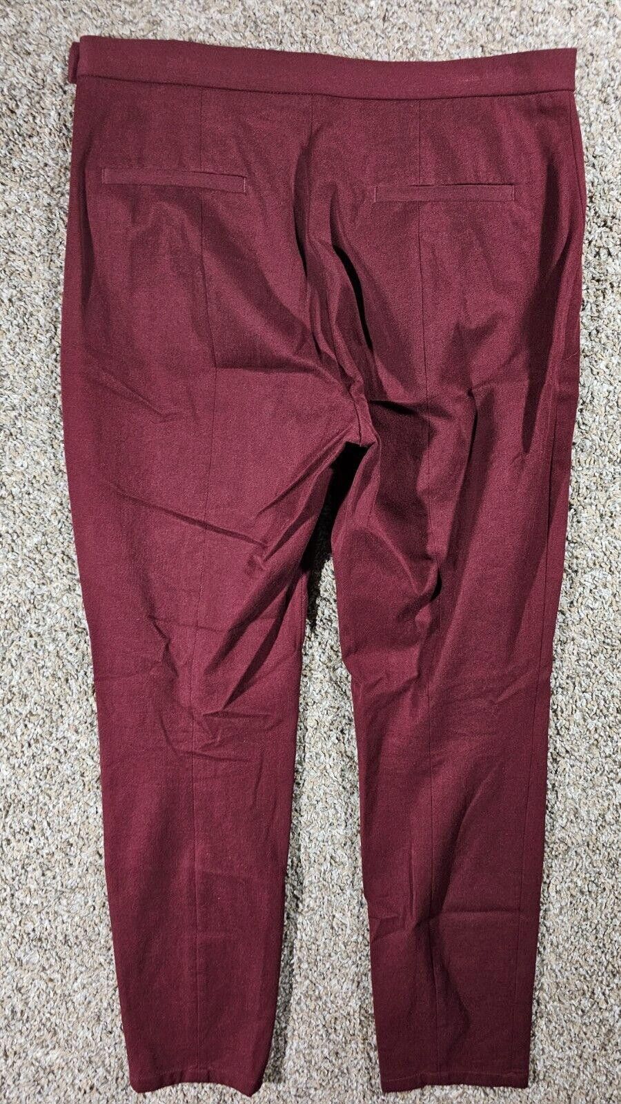 Banana Republic Banana Republic Red Size 12 Side Zip Pants Size 34" / US 12 / IT 48 - 5 Thumbnail