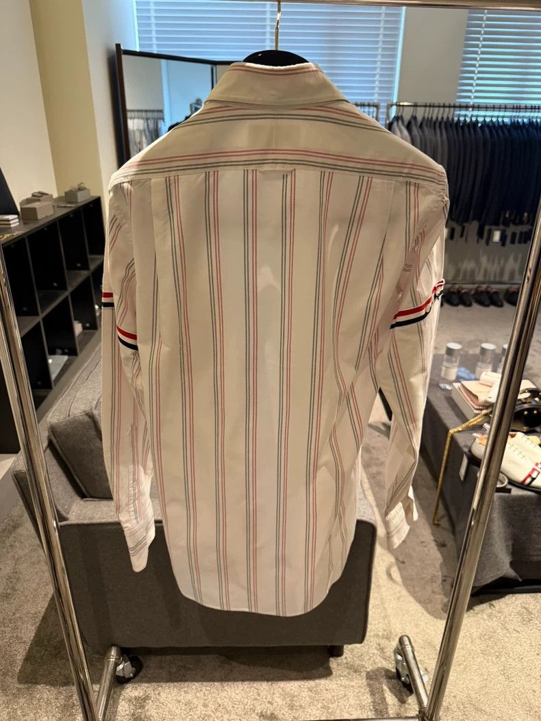 Thom Browne Thom Browne size2 Striped shirt Size US M / EU 48-50 / 2 - 2 Thumbnail