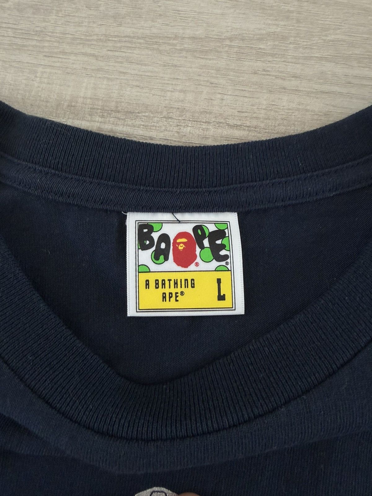 Bape BAPE Shark Tee — Navy — Size L Size US L / EU 52-54 / 3 - 3 Thumbnail