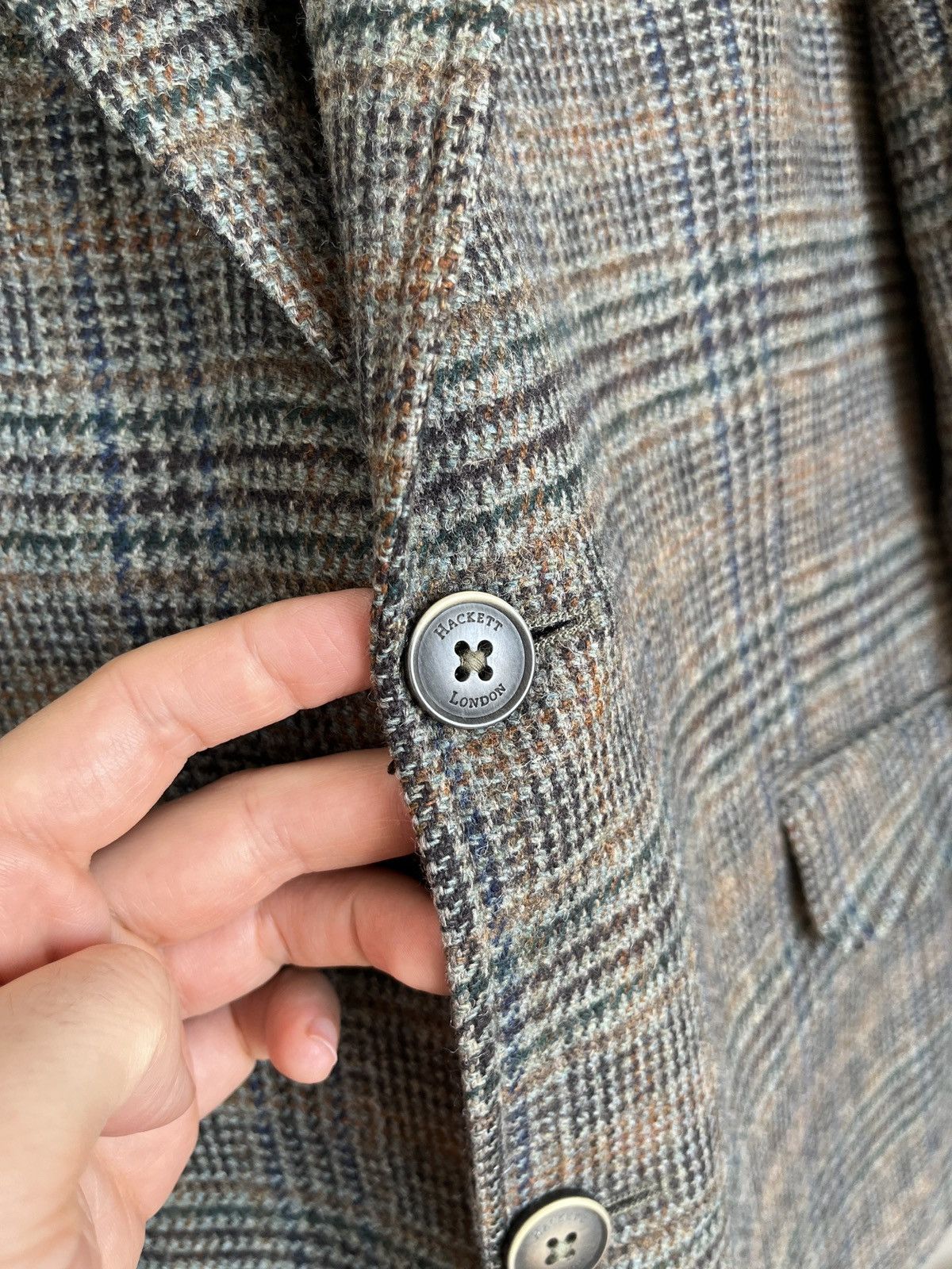 Hackett Hackett Tweed Wool Blazer Size 52L - 9 Thumbnail