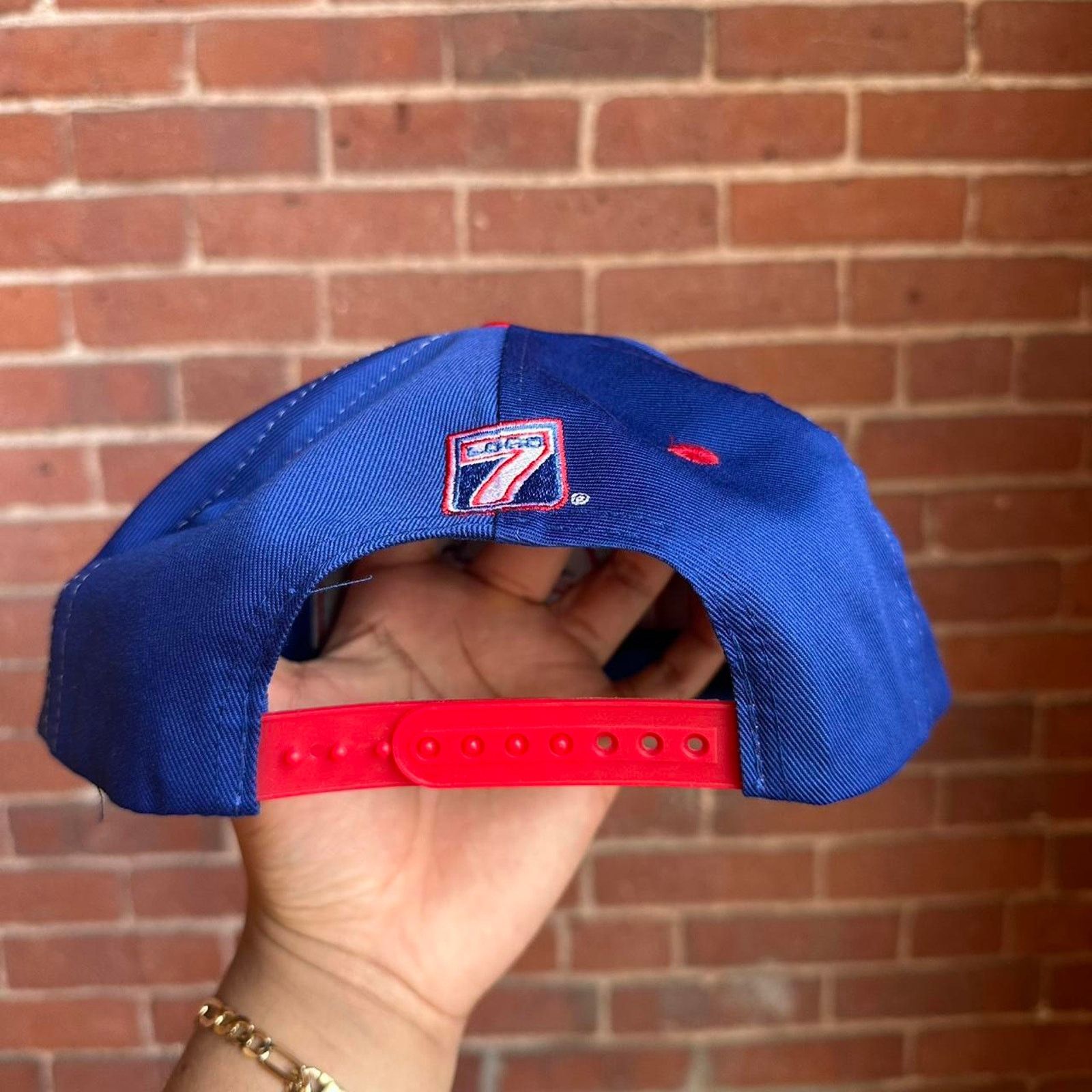 Logo 7 × Vintage Vintage Buffalo Bills Spell Out Snapback Hat Size ONE SIZE - 5 Thumbnail