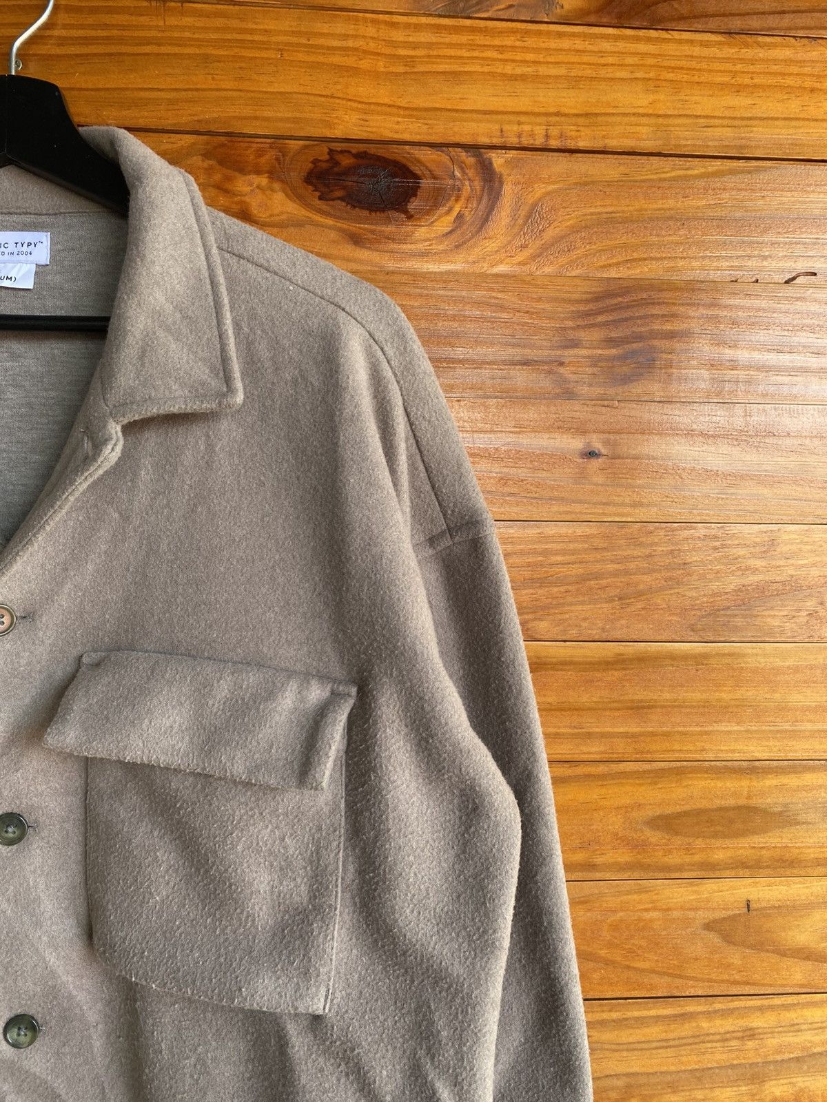 Ciaopanic CIAOPANIC TYPY Wool Blend Shirt Jacket Casual Outerwear Size US M / EU 48-50 / 2 - 8 Thumbnail