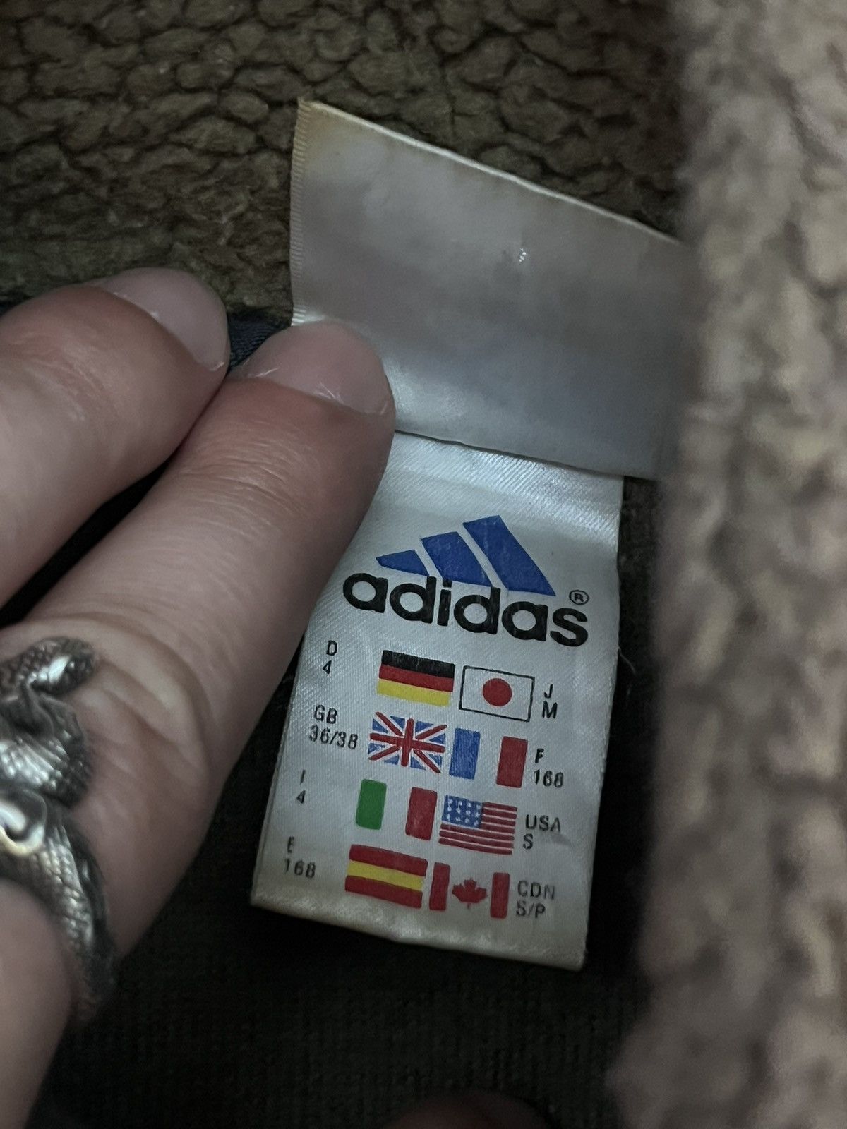 Adidas Vintage Adidas Teddy Fleece Sherpa Long Zip Pullover Jacket Size US S / EU 44-46 / 1 - 9 Thumbnail