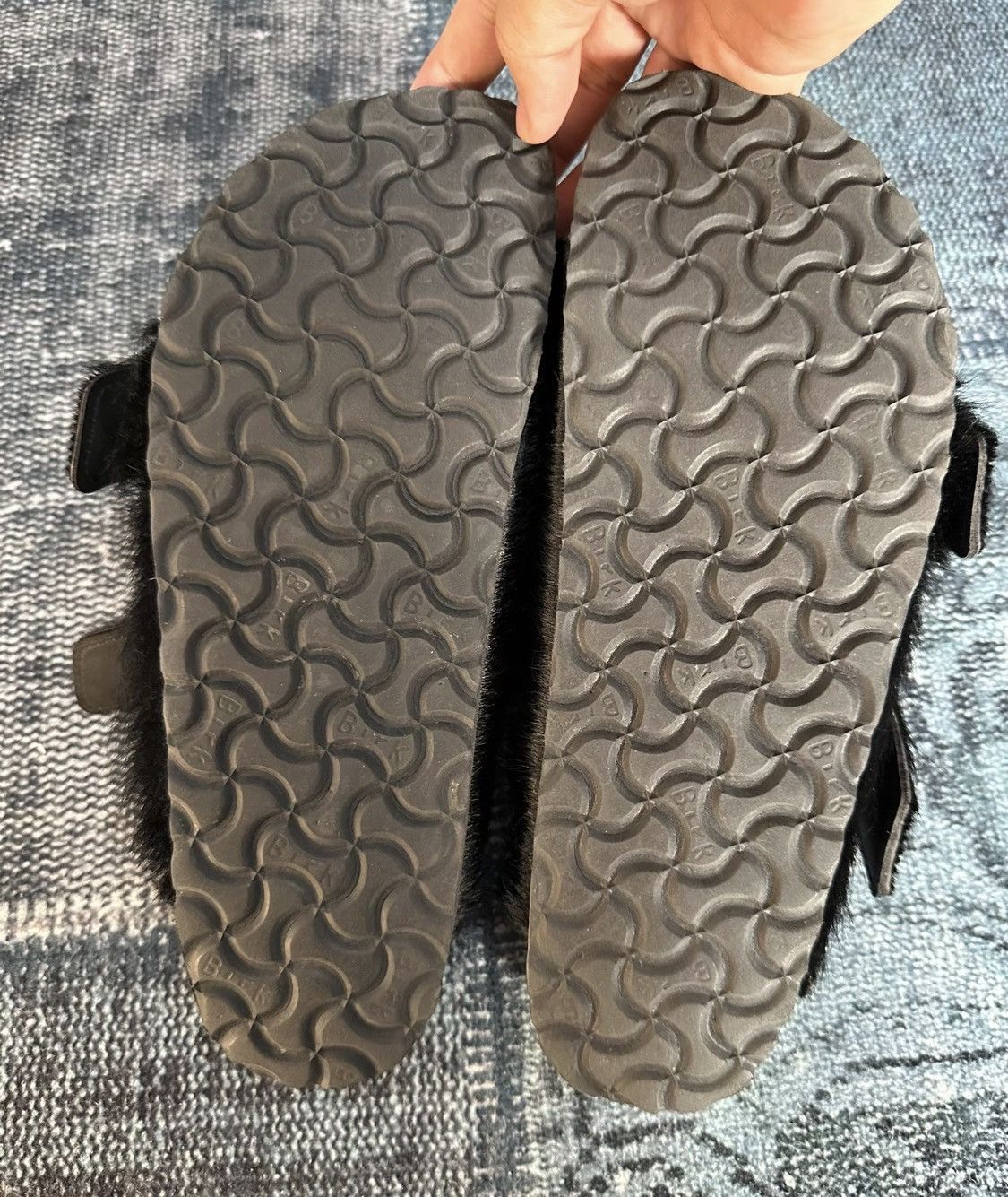 Rick Owens Rick Owens x Birkenstock Shearling Slippers. Size US 8 / EU 41 - 4 Thumbnail