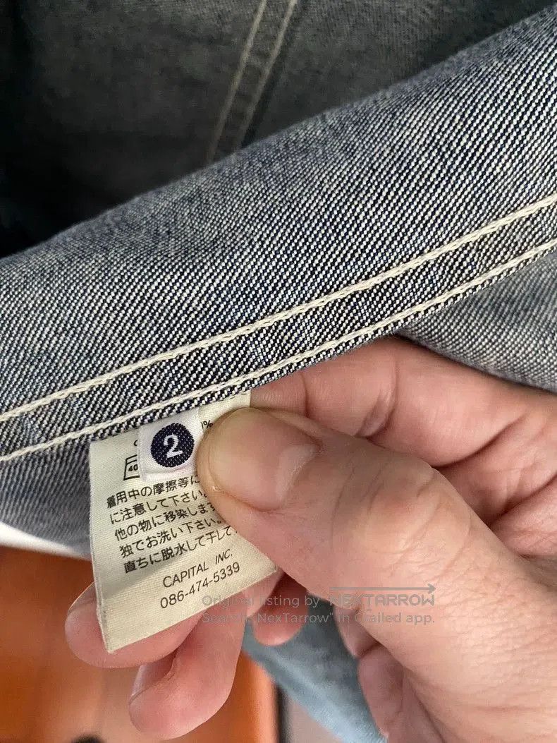 Kapital KAPITAL Denim Jacket Size M. Size US M / EU 48-50 / 2 - 6 Thumbnail
