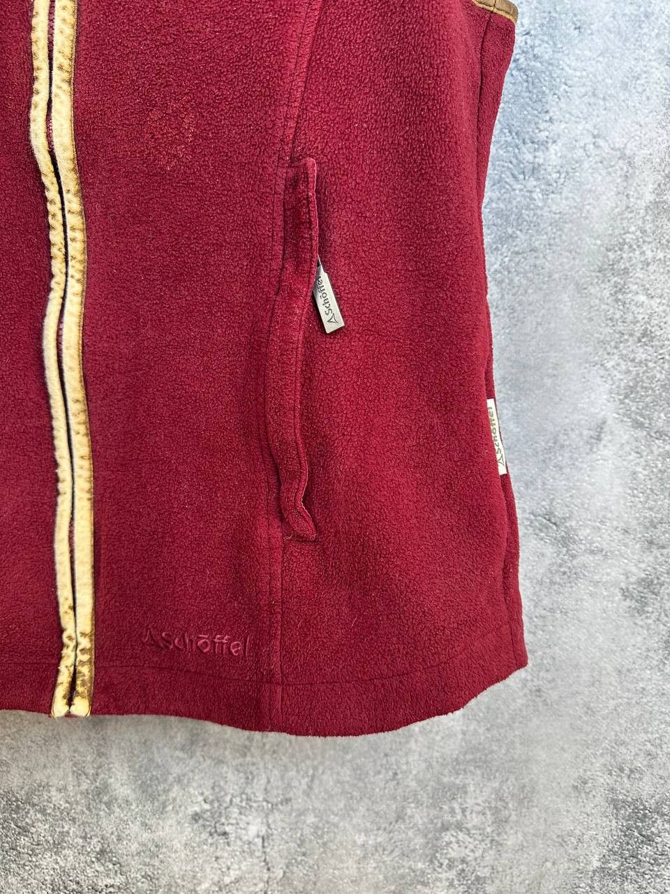 Other Schoffel Lyndon II Fleece Gilet in Claret Full Zip Vest Red Size S / US 4 / IT 40 - 8 Thumbnail