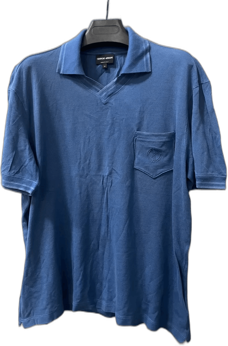 Emporio Armani Giorgio Armani Short Sleeve Polo T-Shirt Size US XXL / EU 58 / 5 - 1 Thumbnail