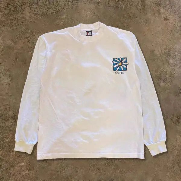 Japanese Brand Floral print street washed retro long sleeve t-shirt Size US L / EU 52-54 / 3 - 3 Thumbnail