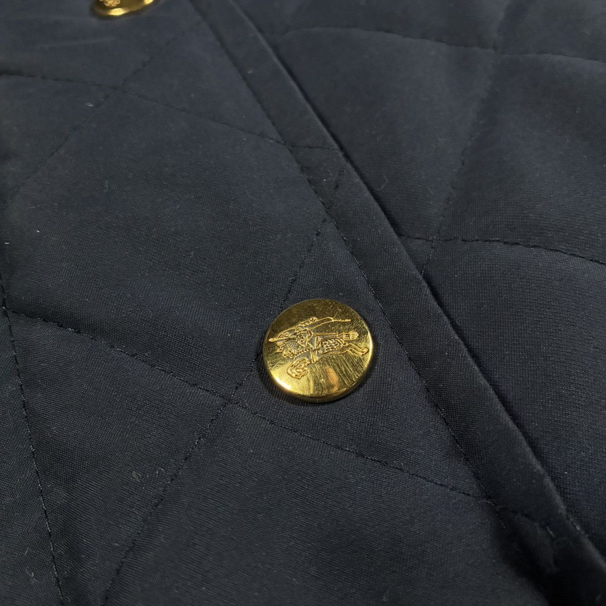 Burberry Burberrys 90s Vintage Quilted Jacket Waterproof Black Size M Size M / US 6-8 / IT 42-44 - 5 Thumbnail