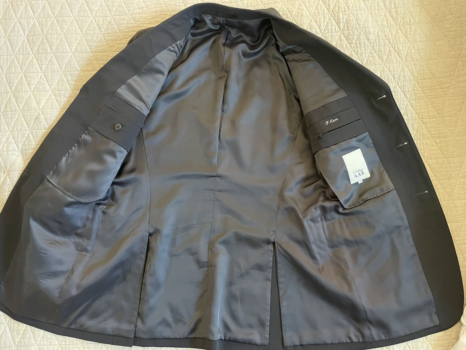 Yohji Yamamoto Satin Finish 3-Button Jacket Size 40R - 5 Thumbnail
