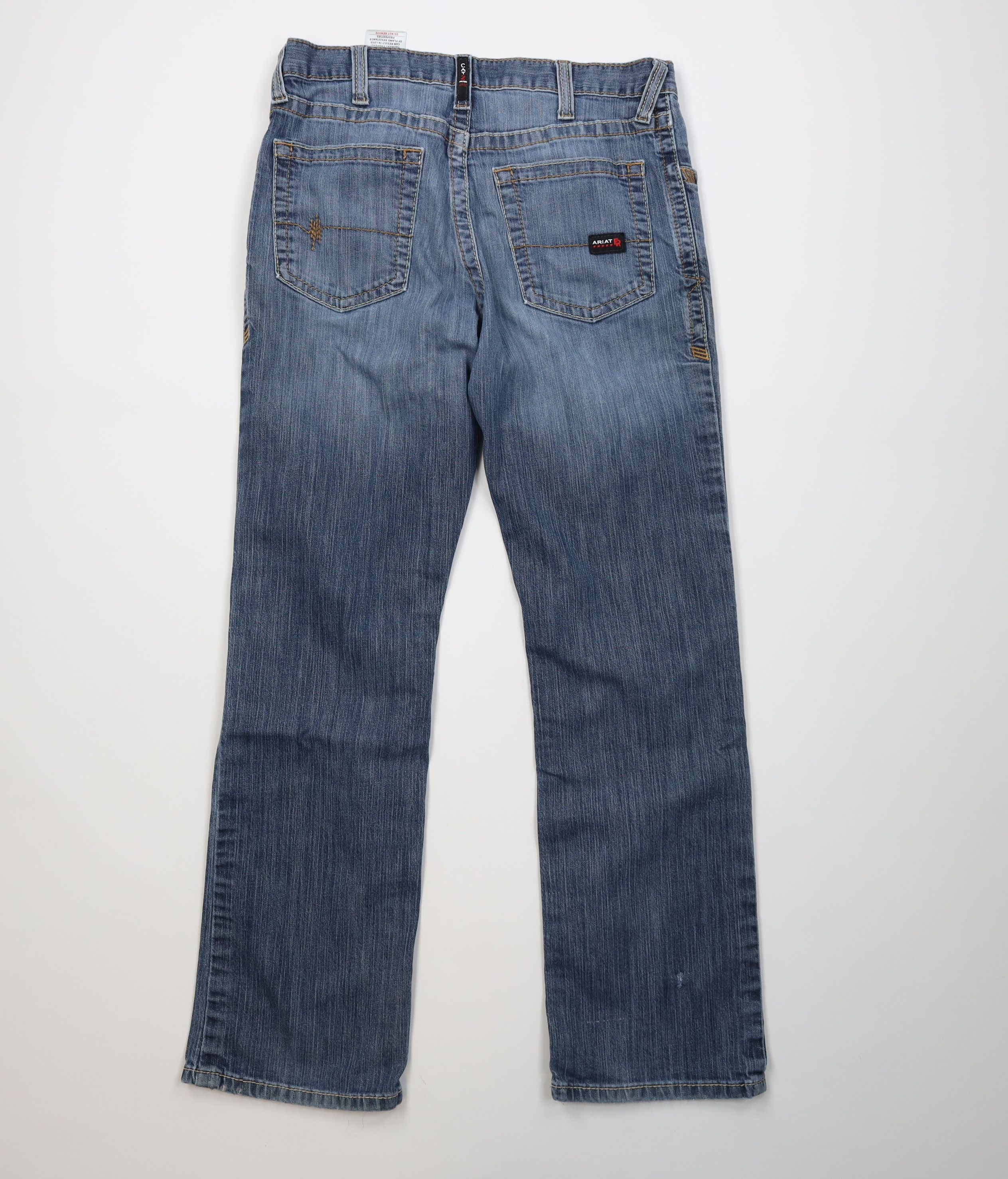 Ariat Ariat FR M4 Relaxed Fit Bootcut Denim Jeans Blue Workwear Size US 32 / EU 48 - 12 Thumbnail
