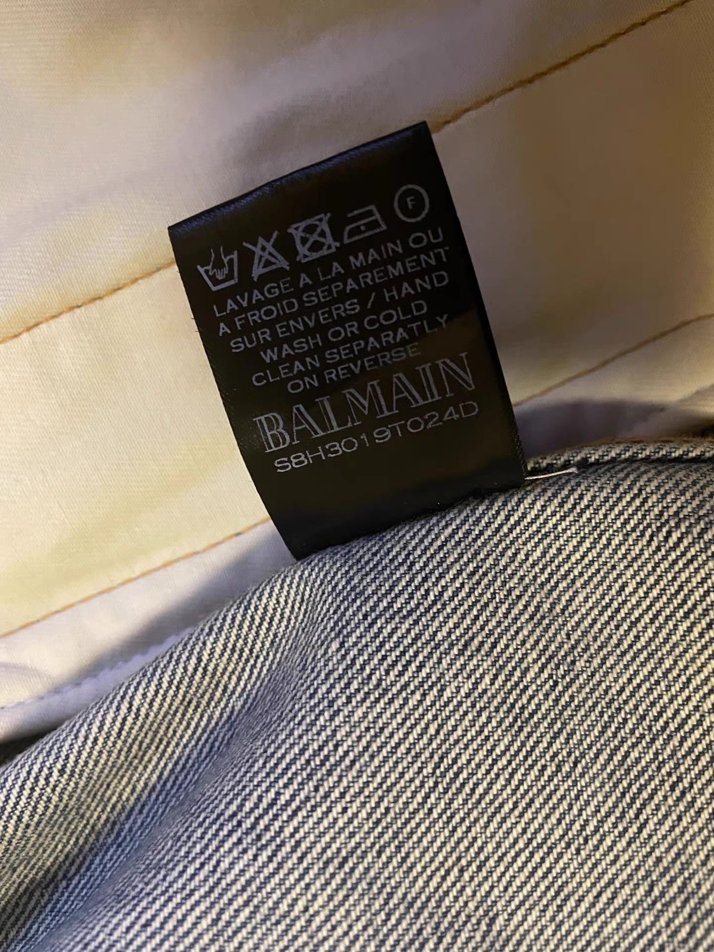 Balmain Balmain Denim Jacket, Q4 Size US S / EU 44-46 / 1 - 9 Thumbnail