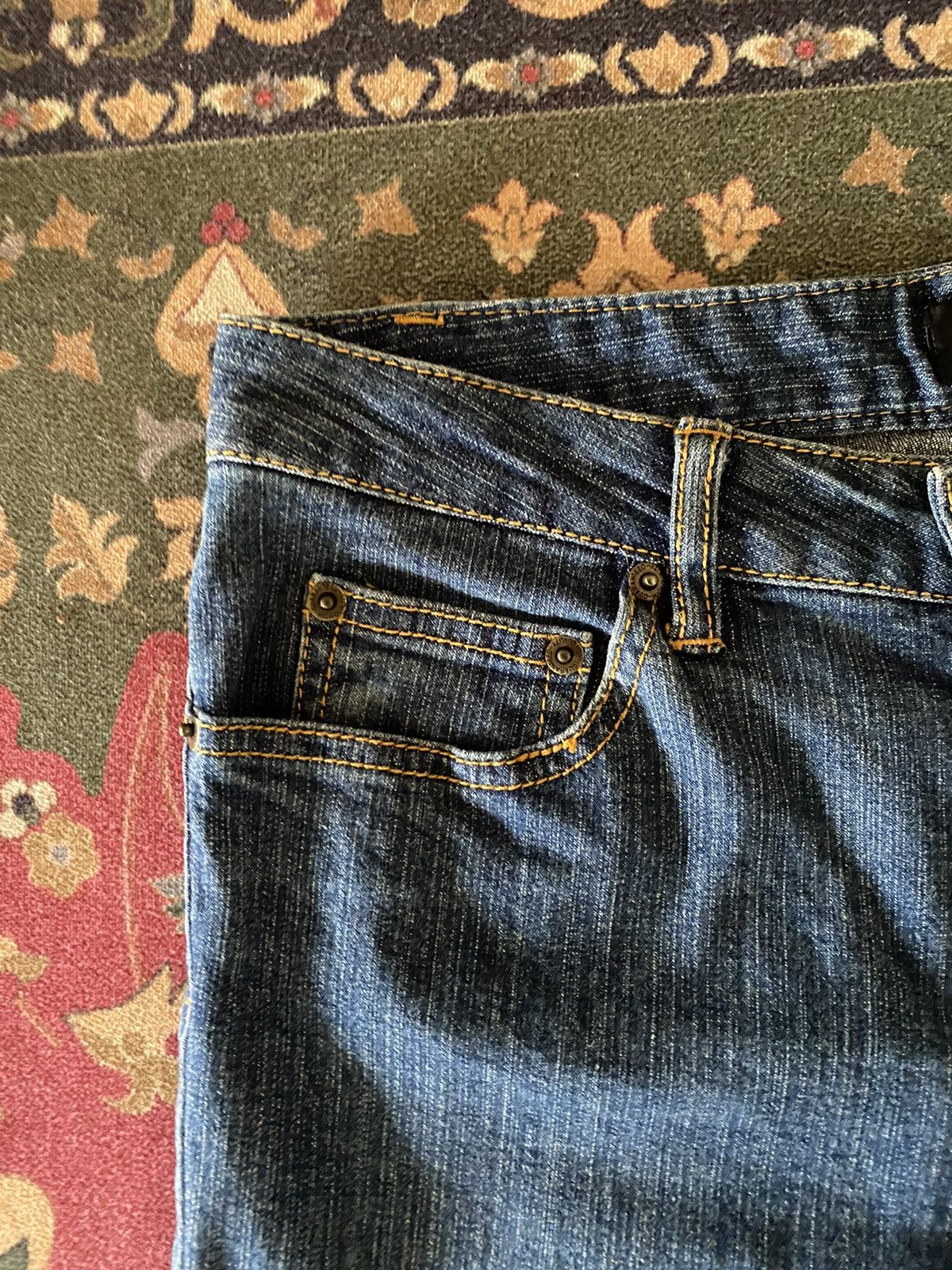 Hysteric Glamour Japanese Brand FAZBEE Super Flare Style Denim Size US 29 - 4 Thumbnail