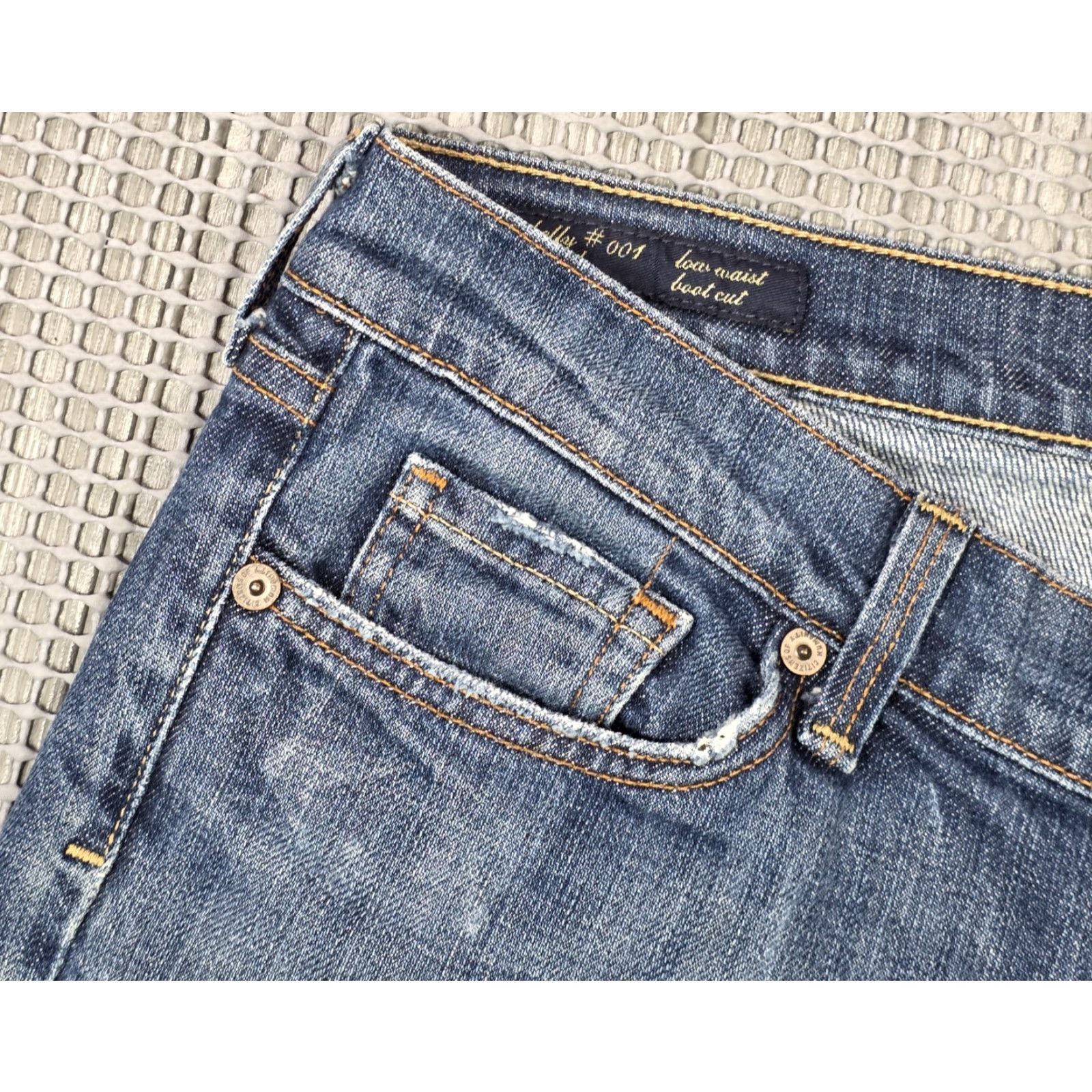 Citizens Of Humanity Citizen Of Humanity Kelly 001 Jeans Women Sz 30 Low Waist Bootcut Blue USA 32x33 Size 30" / US 8 / IT 44 - 6 Thumbnail
