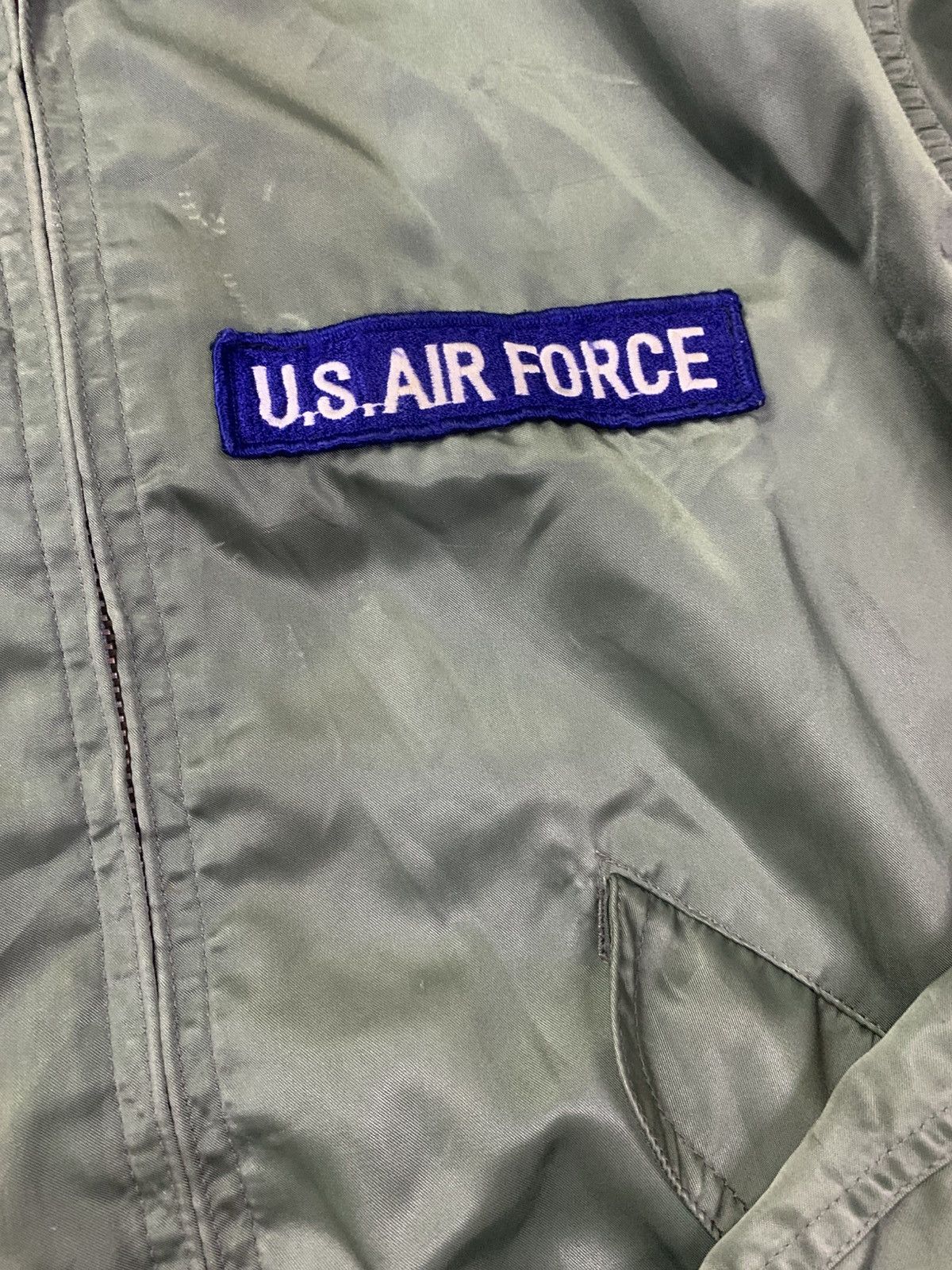 Vintage 🪖Vintage Jacket U.S. Air Force Zip Talon 🪖 Size US L / EU 52-54 / 3 - 2 Thumbnail
