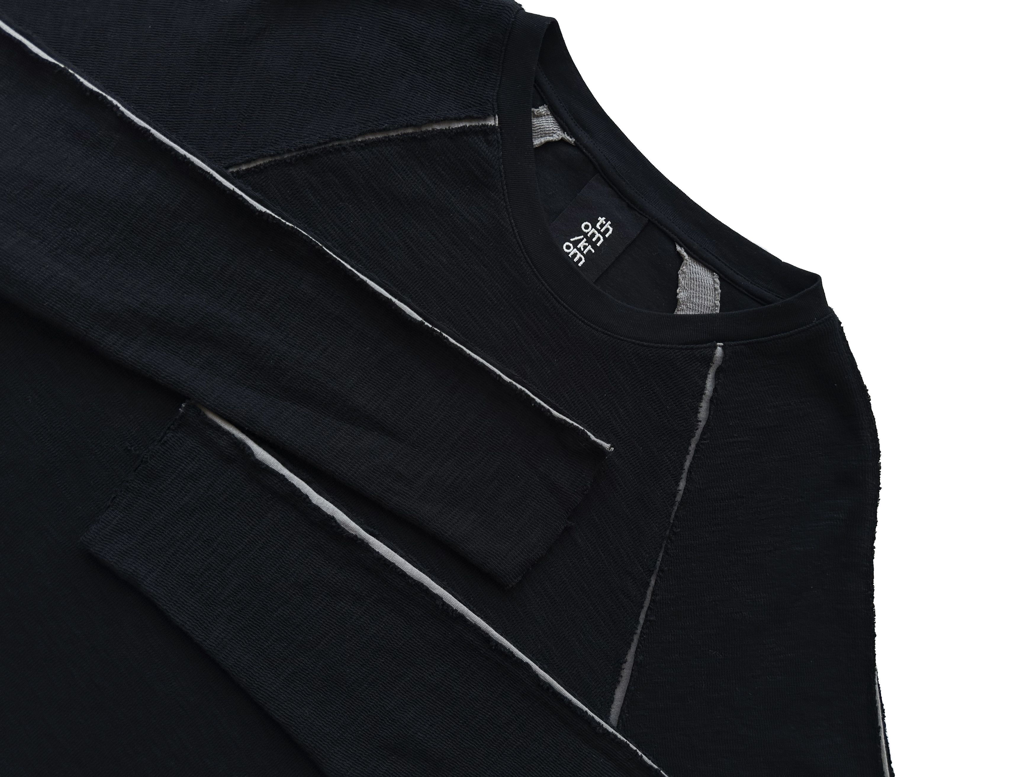 Thom/Krom TS 833 BLACK longsleeve t-shirt