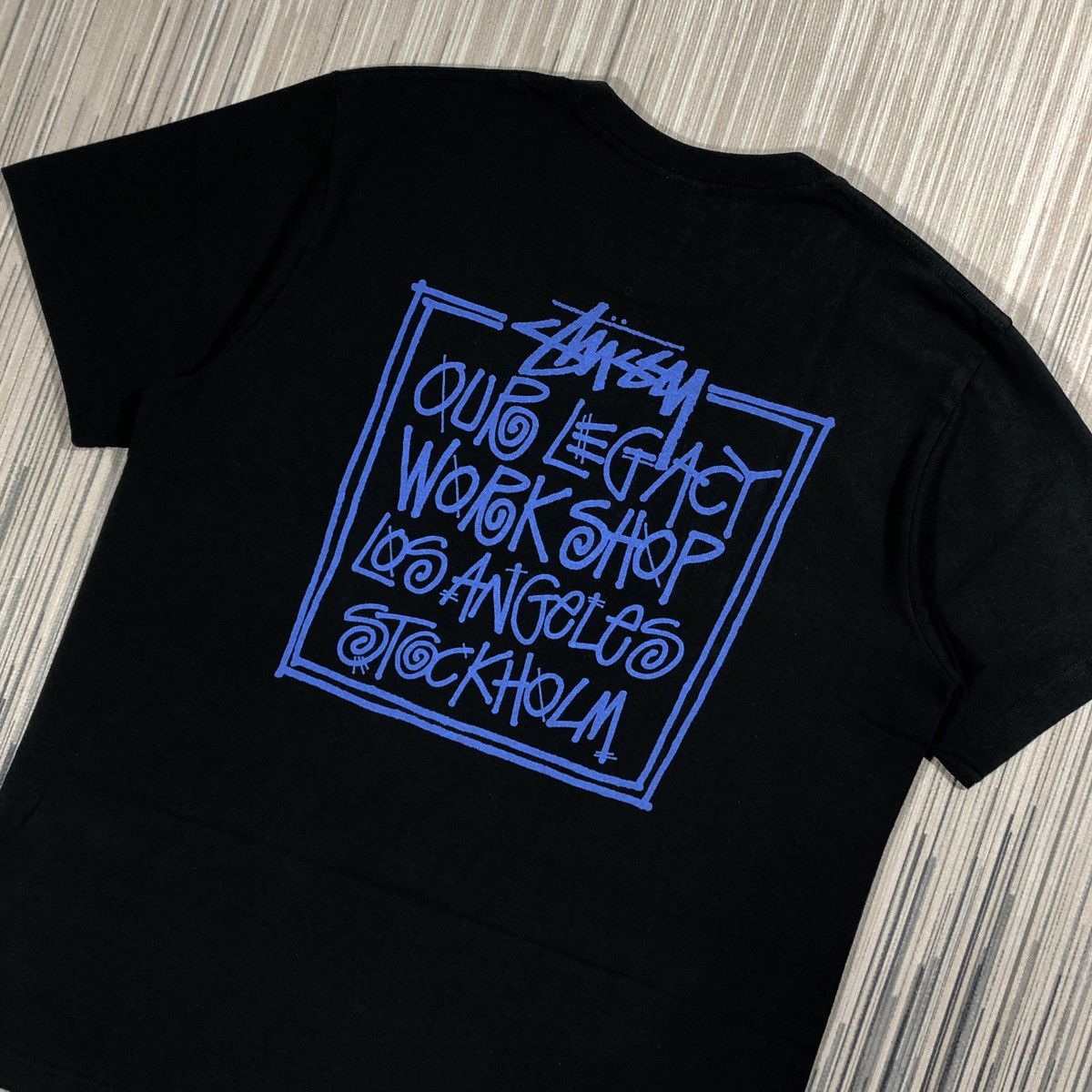Stussy × Vintage Stussy OL Frame Tee Size US M / EU 48-50 / 2 - 3 Thumbnail