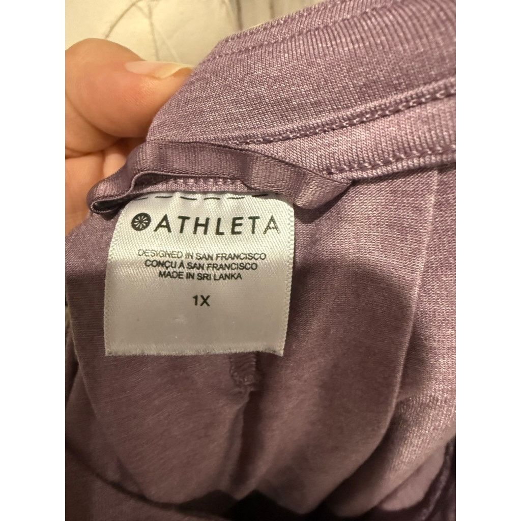 Athleta Athleta Tank Top Womens 1X Purple Sleeveless Scoop Neck Size XXL / US 16-18 / IT 52-54 - 3 Thumbnail