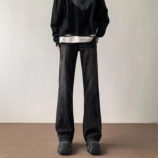 Japanese Brand × Jean Washed Straight Leg Micro Flare Jeans Size US 28 / EU 44 - 2 Thumbnail