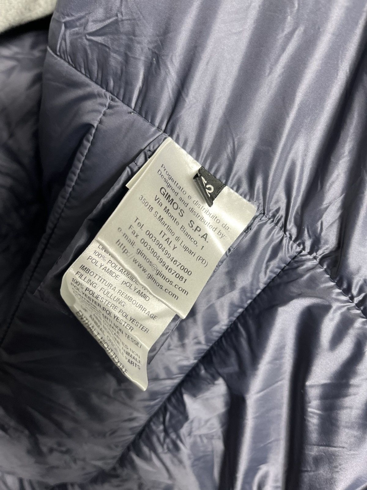 Gimo's gimos lanificio comero mens jacket wool grey coat full zip Size US L / EU 52-54 / 3 - 15 Thumbnail
