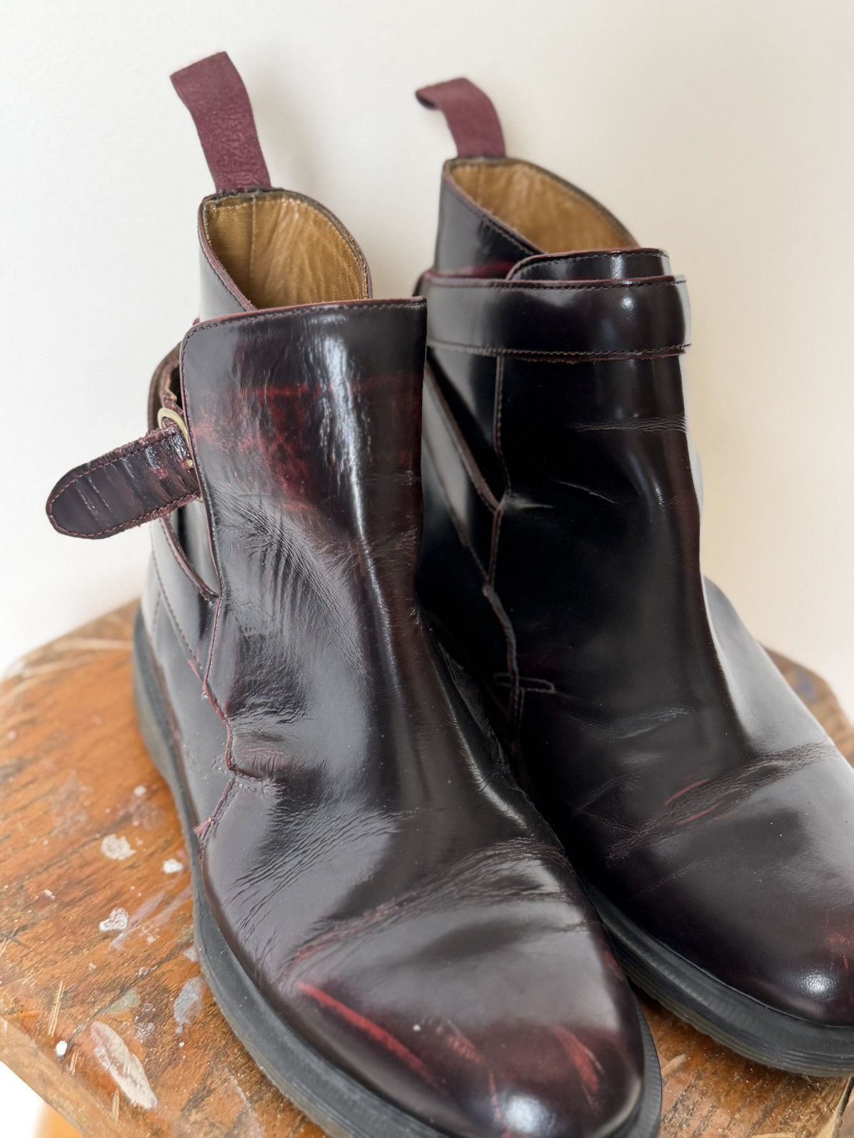 Dr. Martens Vintage D.r Martens Leather Brown Belted Classic Shoes Size US 7 / IT 37 - 6 Thumbnail