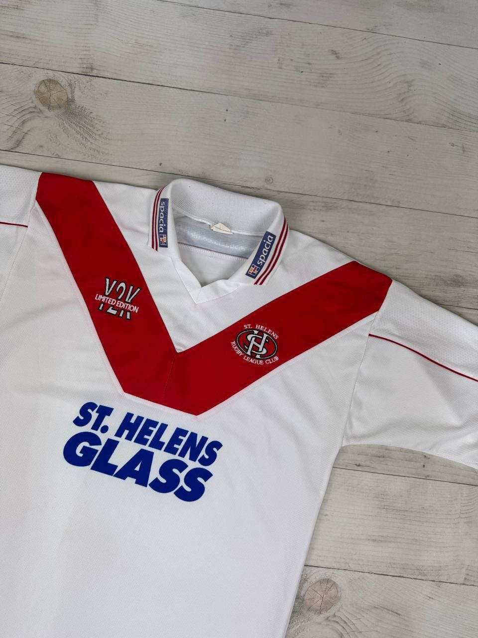 Vintage Vintage St Helens 2000 2001 Home Rugby Shirt Jersey Size US M / EU 48-50 / 2 - 2 Thumbnail