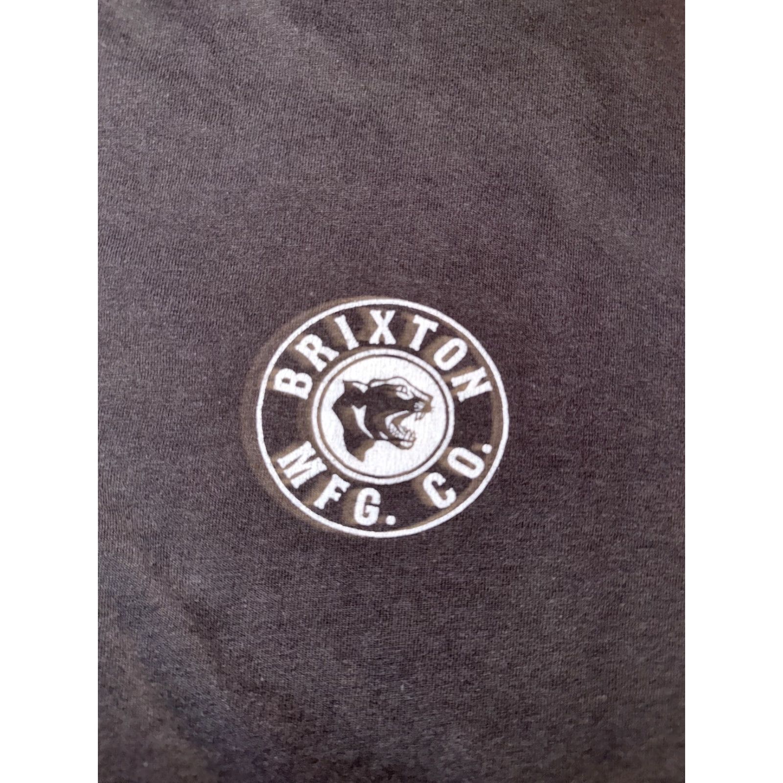 Brixton Brixton T-Shirt Brown Medium Men 19x26 Size US M / EU 48-50 / 2 - 2 Thumbnail
