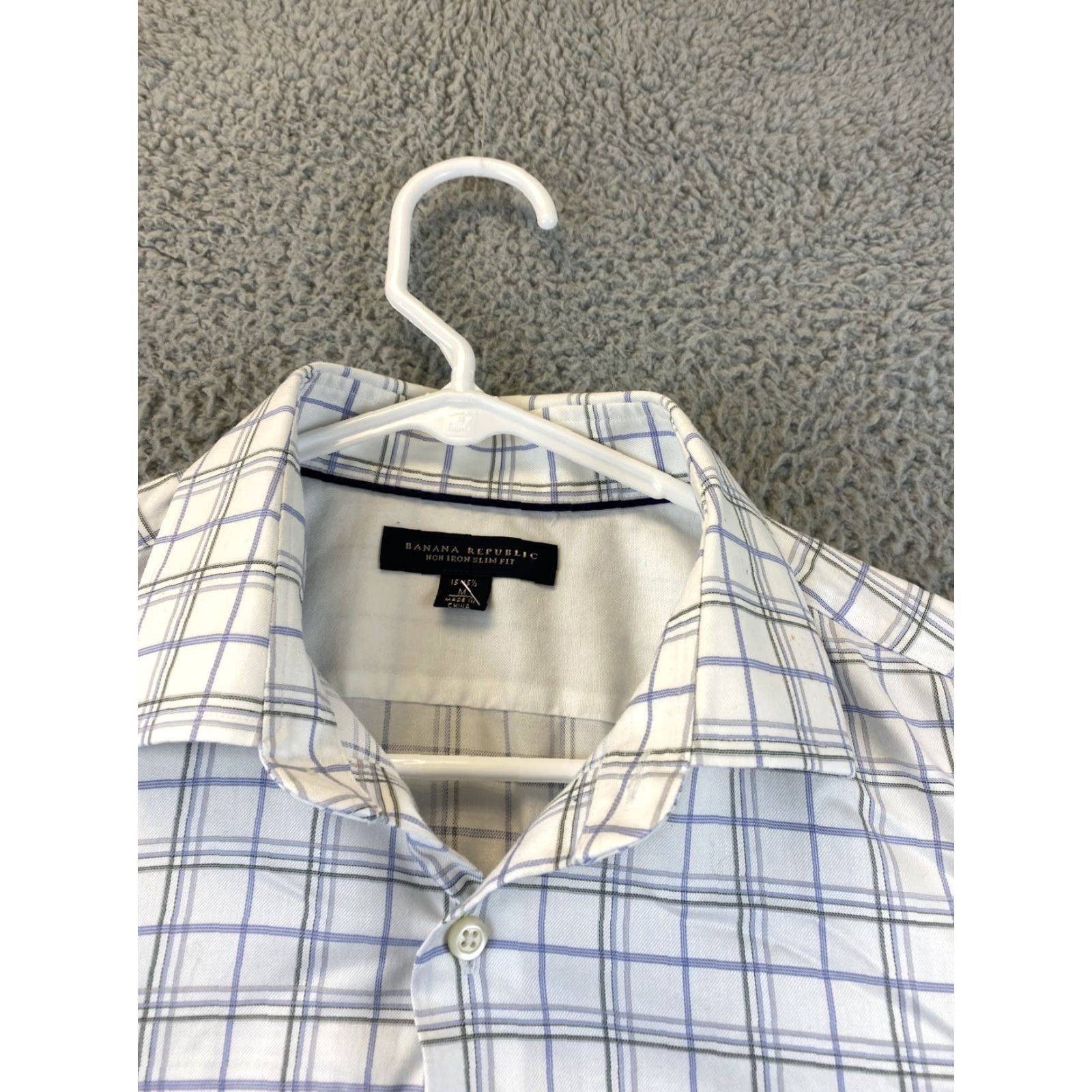 Banana Republic Banana Republic Shirt Mens Button-Up Long Sleeve M Multicolor Plaid Casual Cotton Size US M / EU 48-50 / 2 - 5 Thumbnail