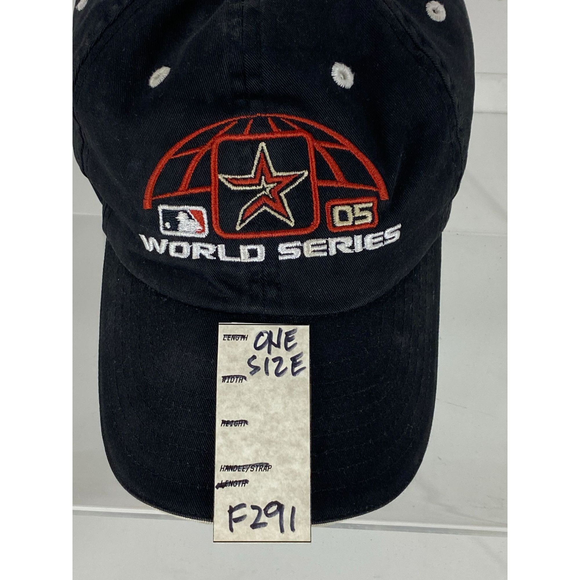 New Era VNTG New Era MLB 2005 World Series Houston Astros Strapback Size ONE SIZE - 7 Thumbnail