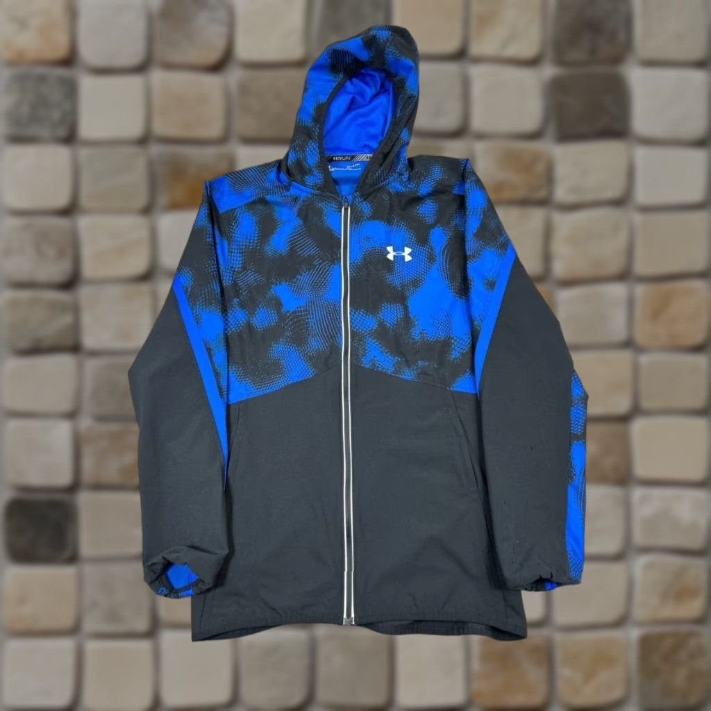 Under Armour Under Armour Jacket Mens Small Blue Black Heatgear Full Zip Size US S / EU 44-46 / 1 - 1 Thumbnail