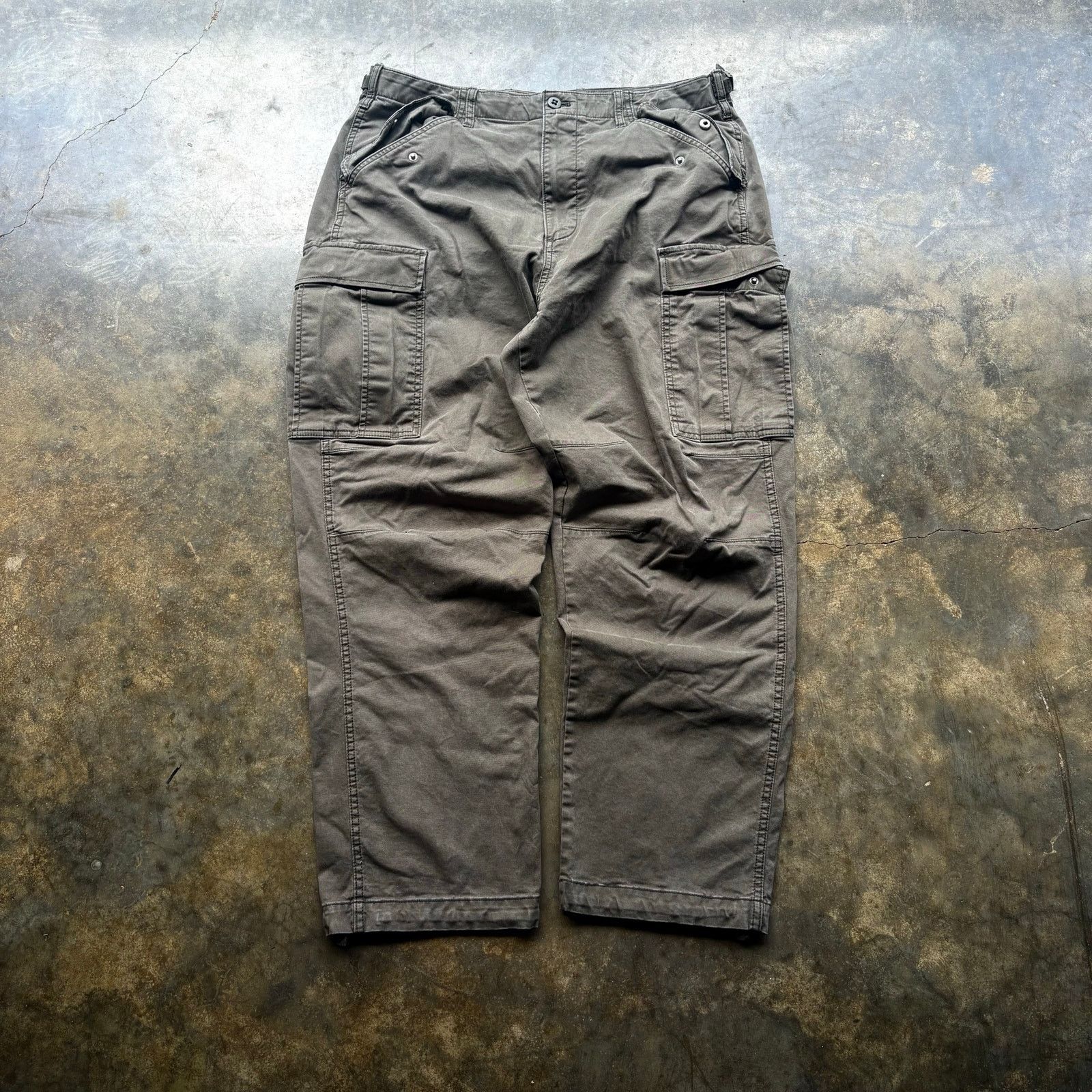 Gap × Vintage Crazy Vintage Y2K Gap Snap Button Cargo Pants Size US 34 / EU 50 - 2 Thumbnail