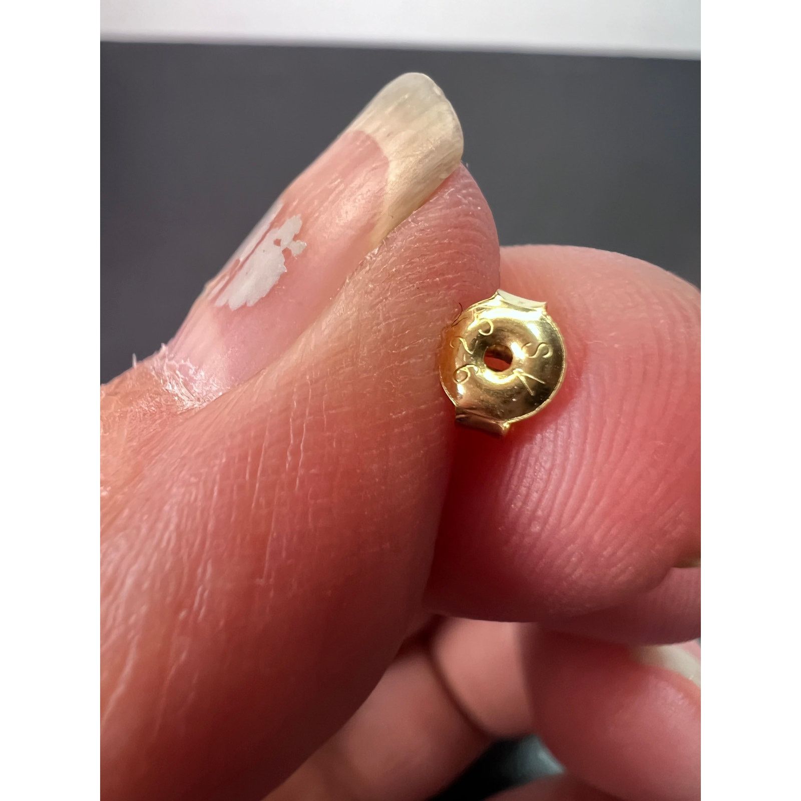 Other CZ radiant square YG vermeil stud earrings Size ONE SIZE - 7 Thumbnail