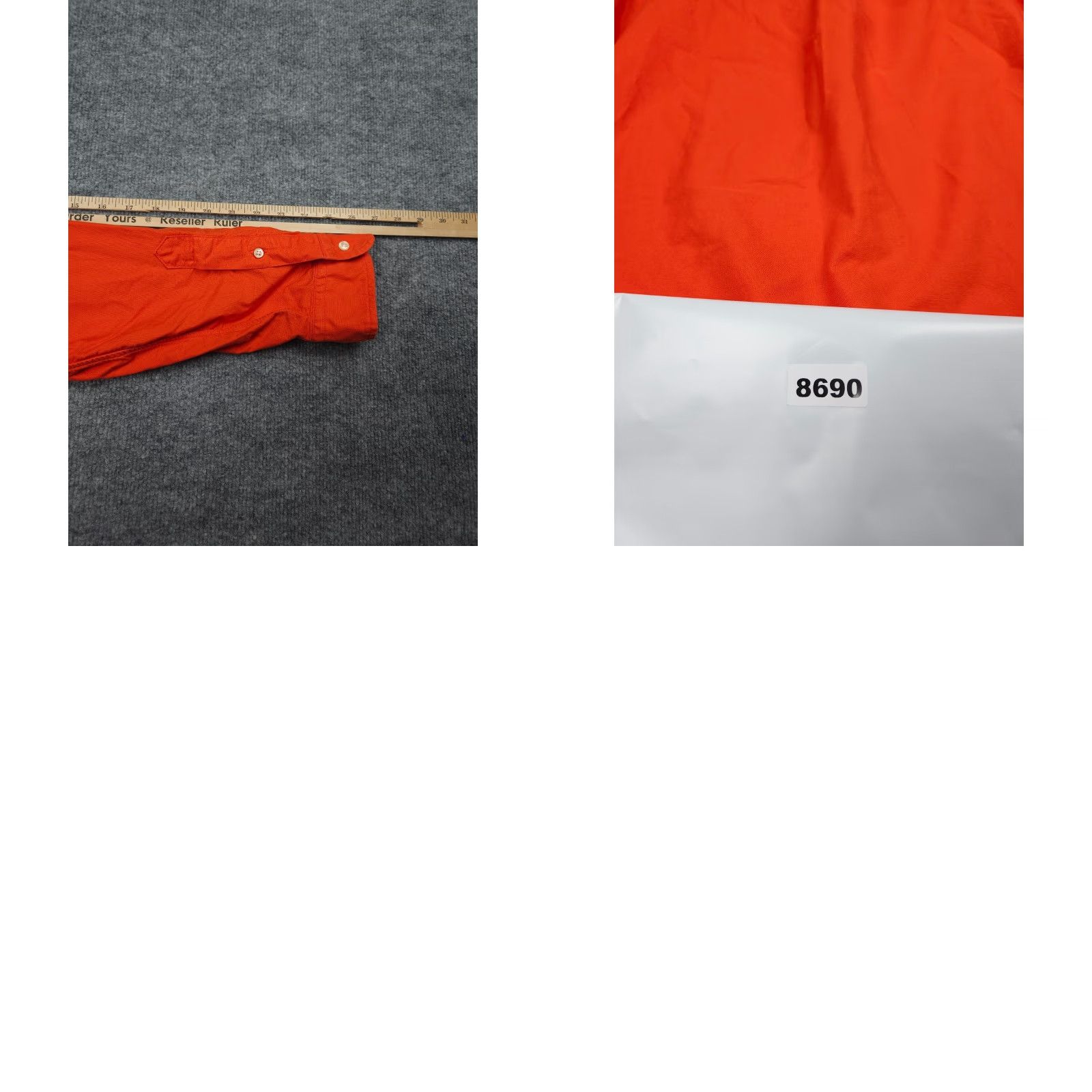 Polo Ralph Lauren VINTAGE Polo Ralph Lauren Flannel Shirt Mens XL Orange 100% Cotton Oxford Pony Button Up Size US XL / EU 56 / 4 - 9 Thumbnail