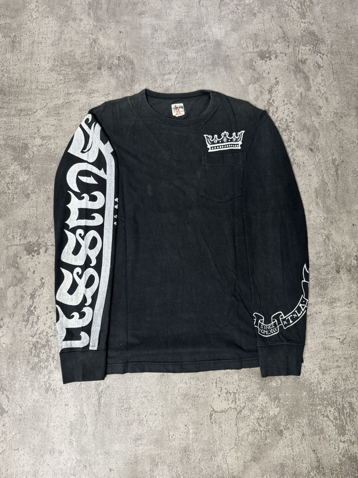 Stussy VINTAGE 90’S SKULL SNAKE LONGSLEEVE T-SHIRT 🔥RARE🔥 Size US M / EU 48-50 / 2 - 3 Thumbnail