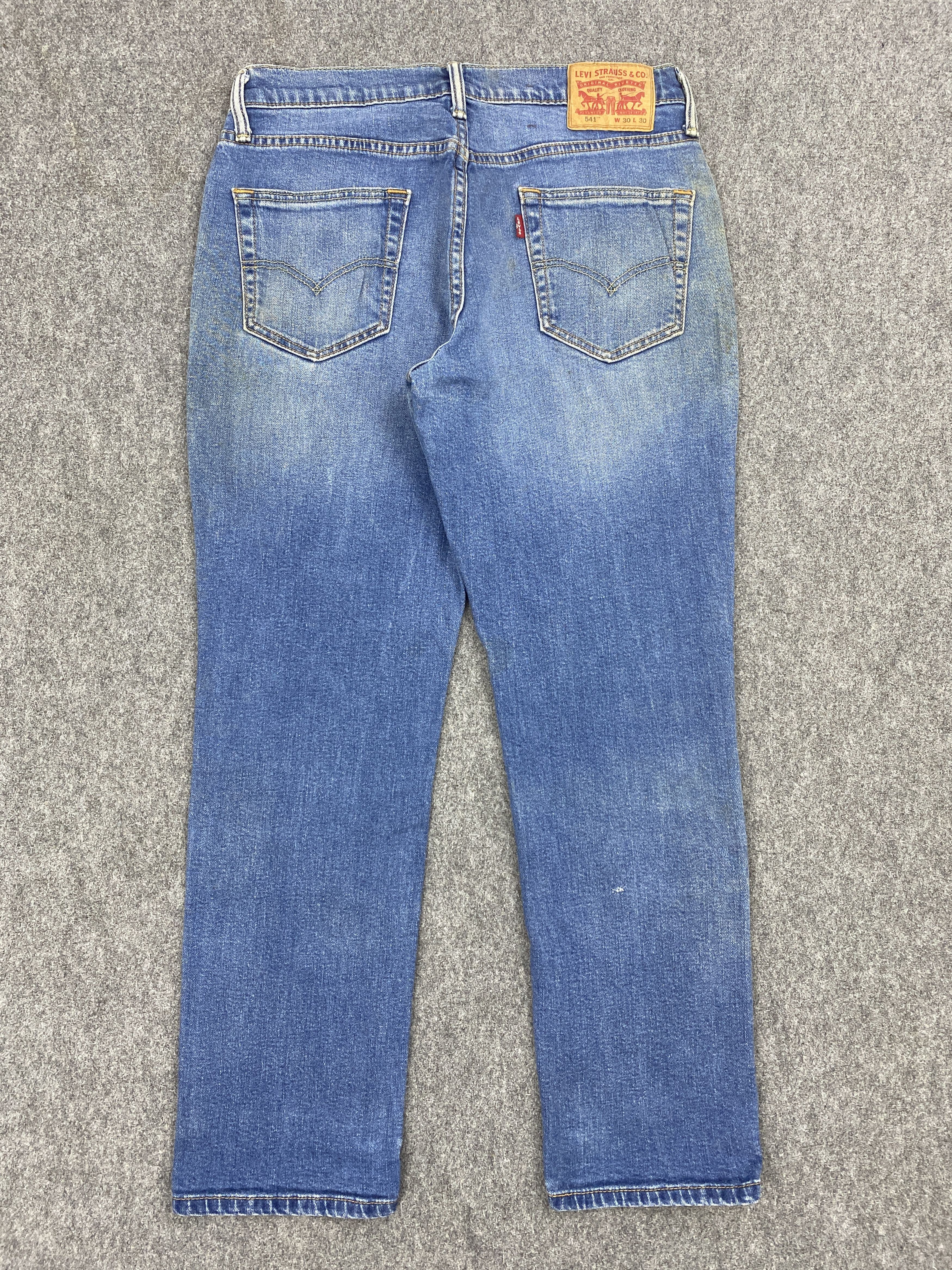 Levi's × Vintage Vintage Levis 541 Faded Blue Denim Jeans Size US 28 / EU 44 - 4 Thumbnail