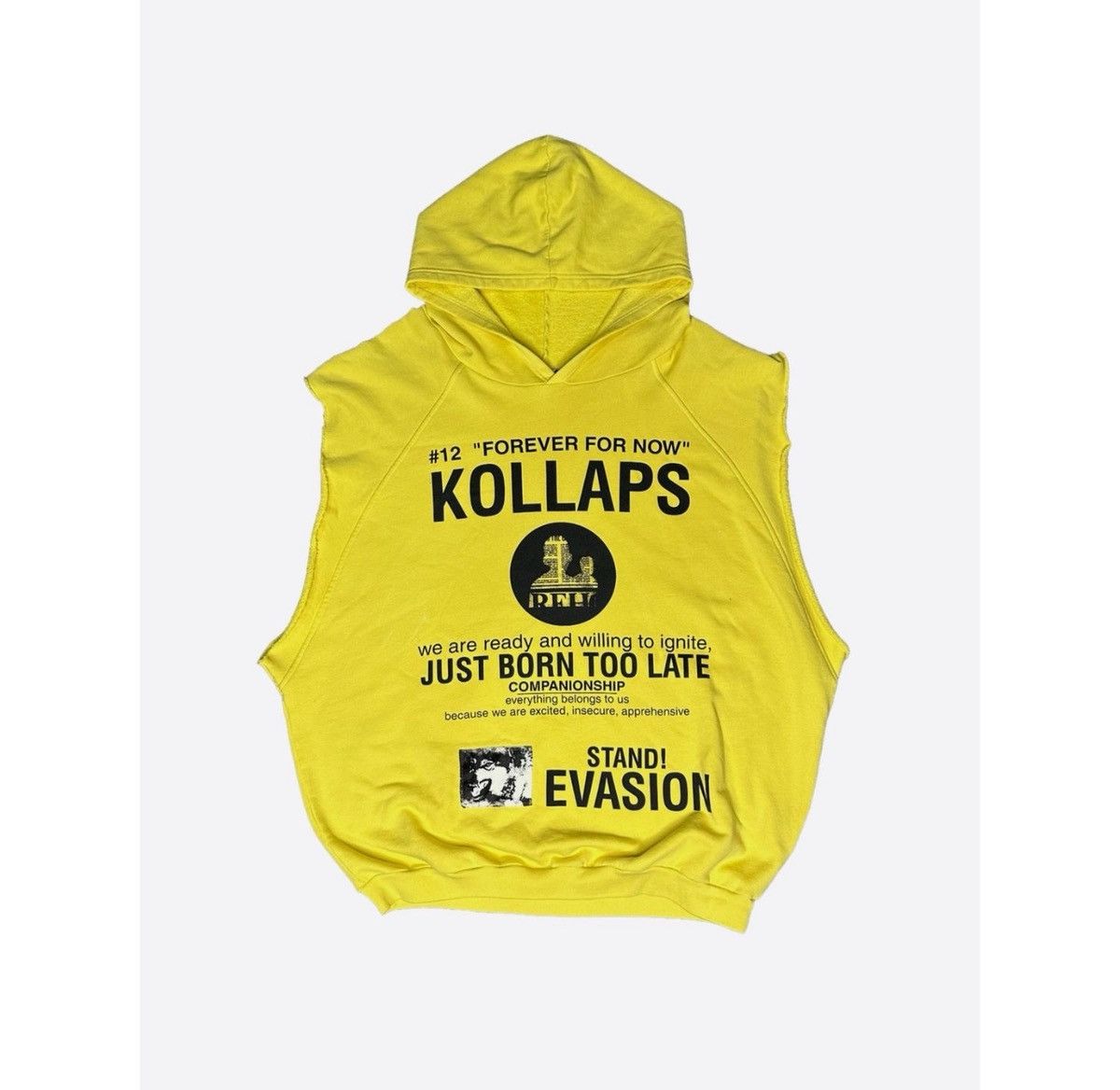 Raf Simons Kollaps Hoodie | Grailed