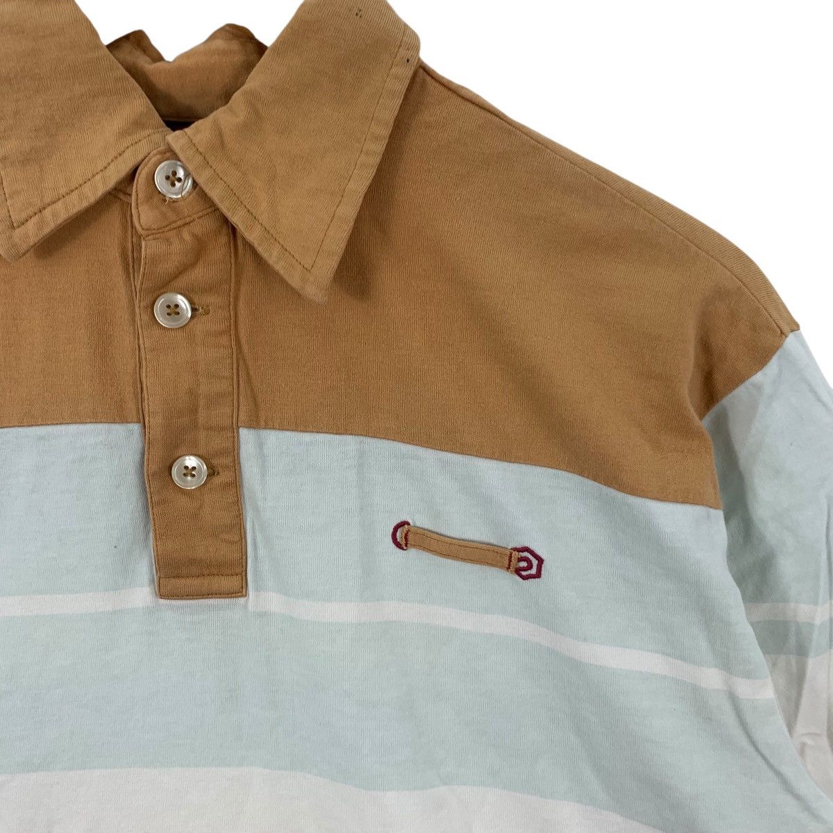 Ocean Pacific Vintage OCEAN PACIFIC OP Surf Hawaii Striped Polo Tee Shirt Size US S / EU 44-46 / 1 - 6 Thumbnail