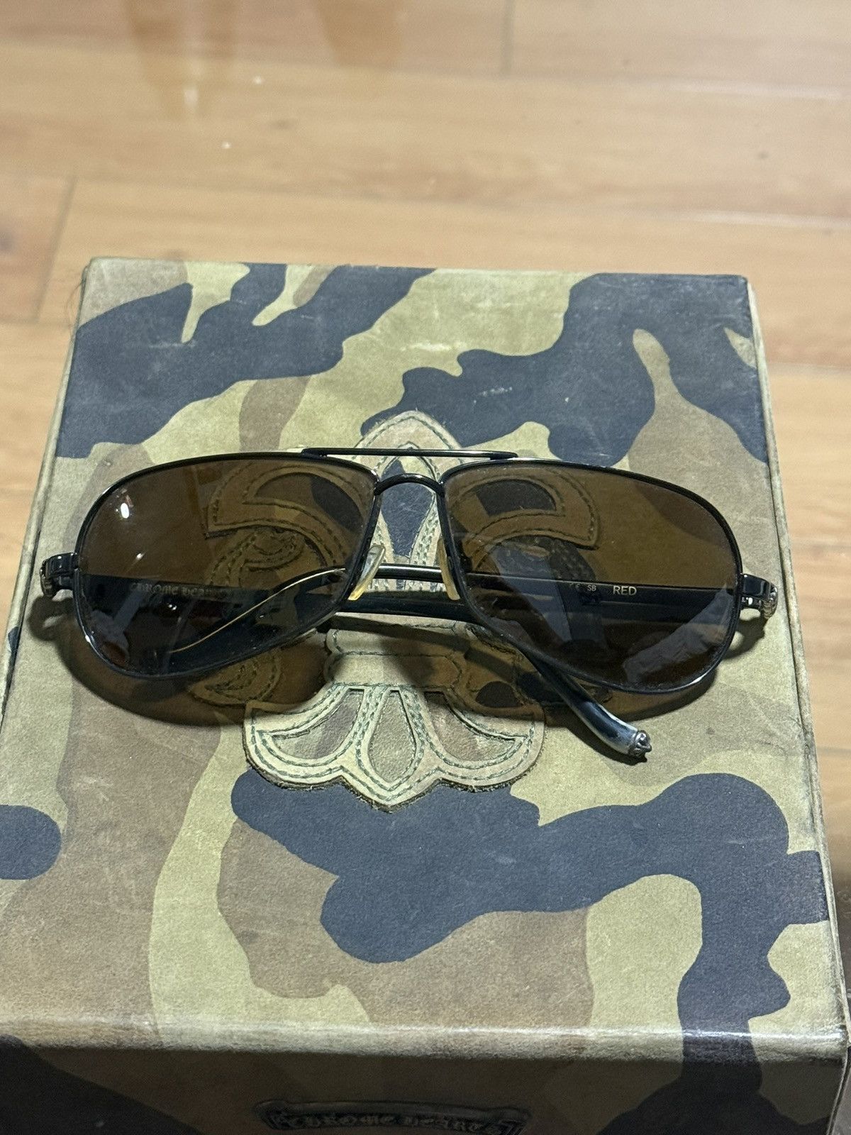 Chrome Hearts Chrome Hearts “Red” vintage glasses Size ONE SIZE - 1 Thumbnail