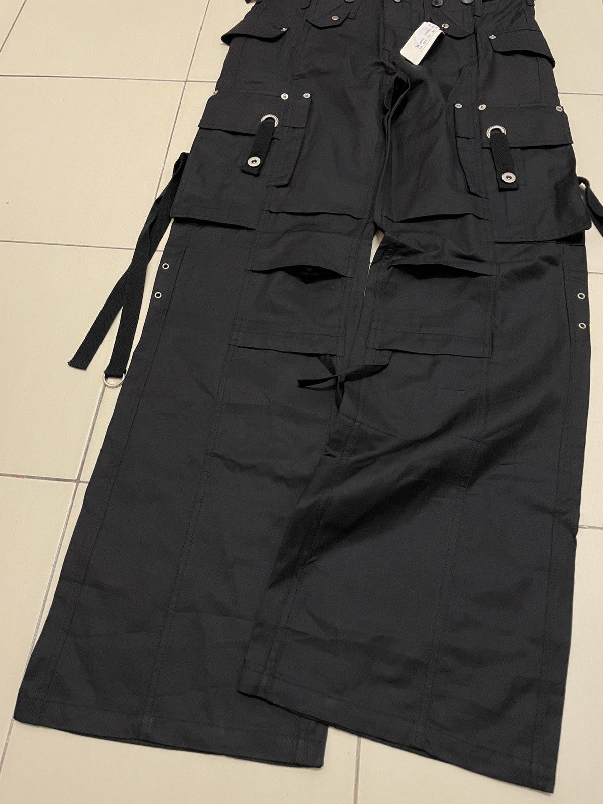 Japanese Brand LAV Tactical Cargo Flare Pants Size US 32 / EU 48 - 3 Thumbnail
