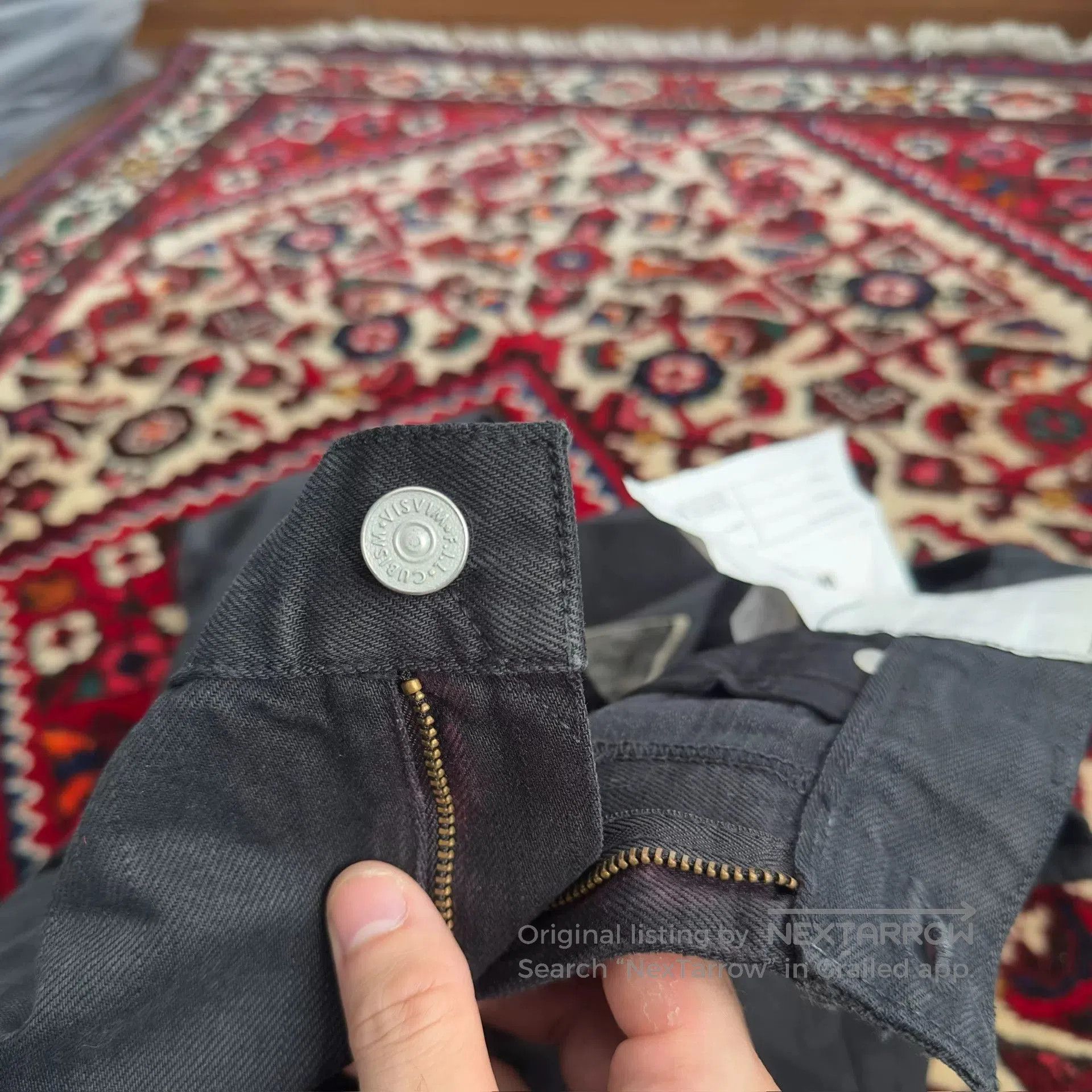Visvim visvim black distressed denim pants size W34L3. Size US 34 / EU 50 - 9 Thumbnail